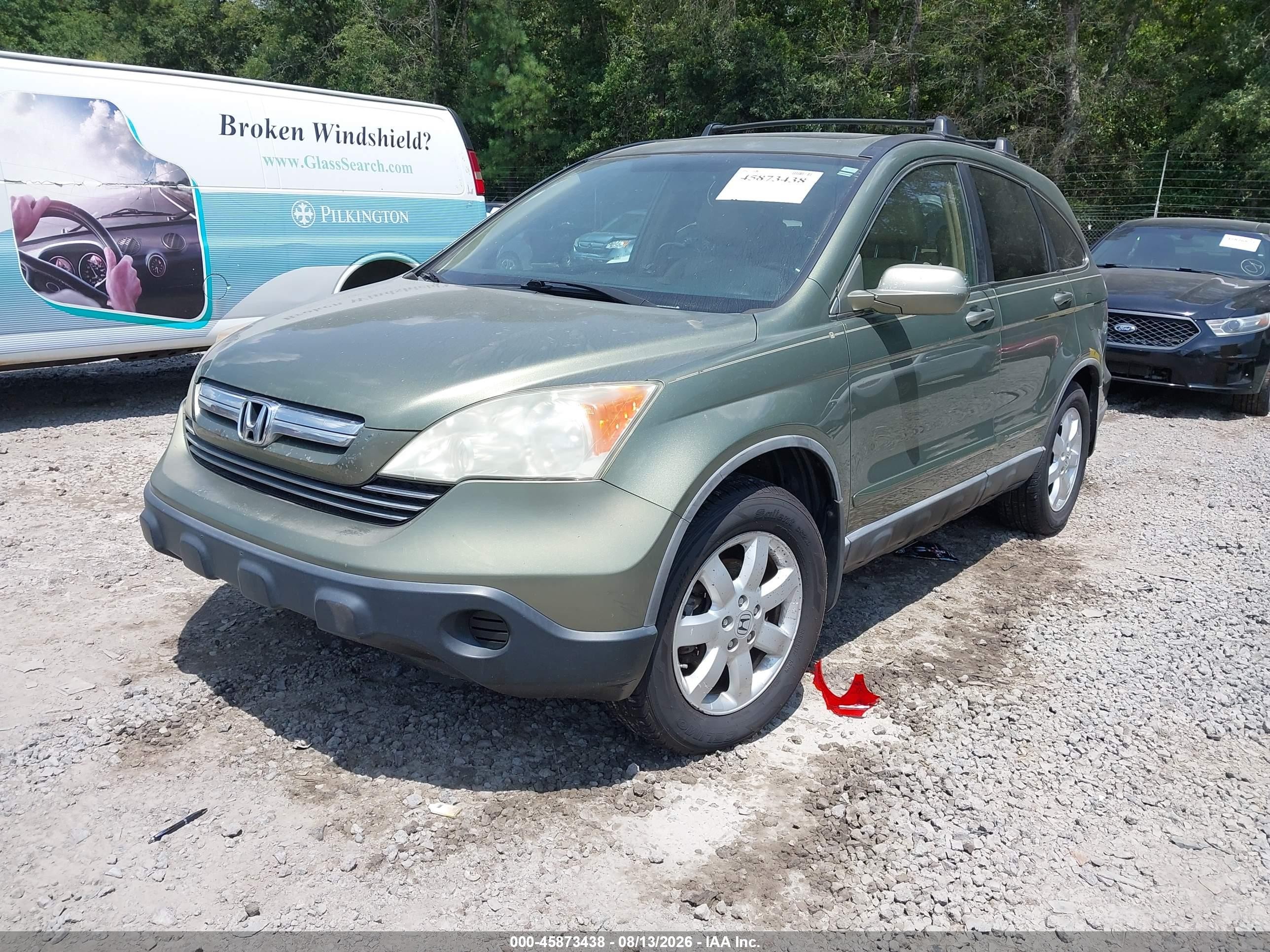 2009 Honda Cr-v Ex-l Green vin: 5J6RE48729L007667