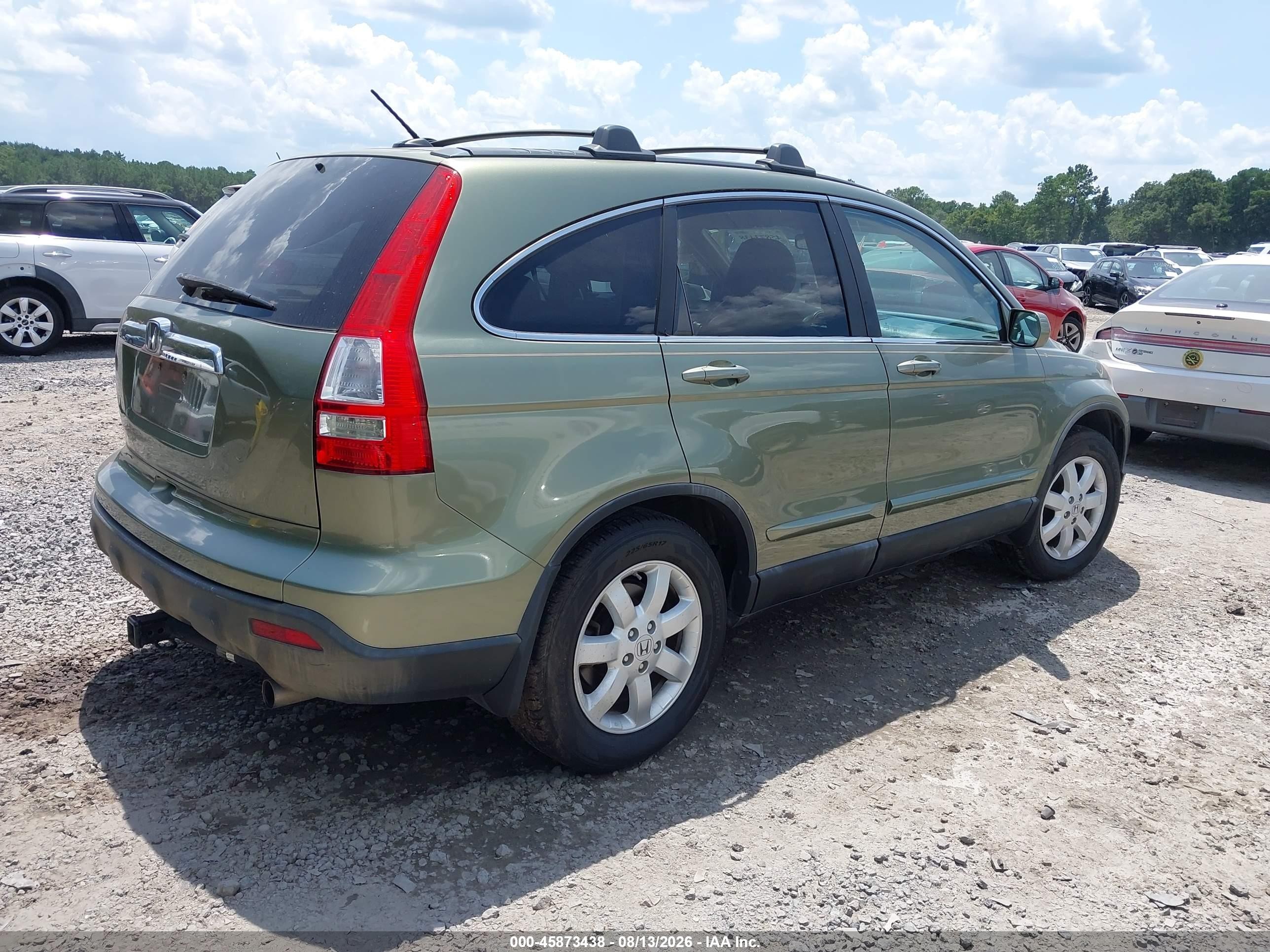 2009 Honda Cr-v Ex-l Green vin: 5J6RE48729L007667