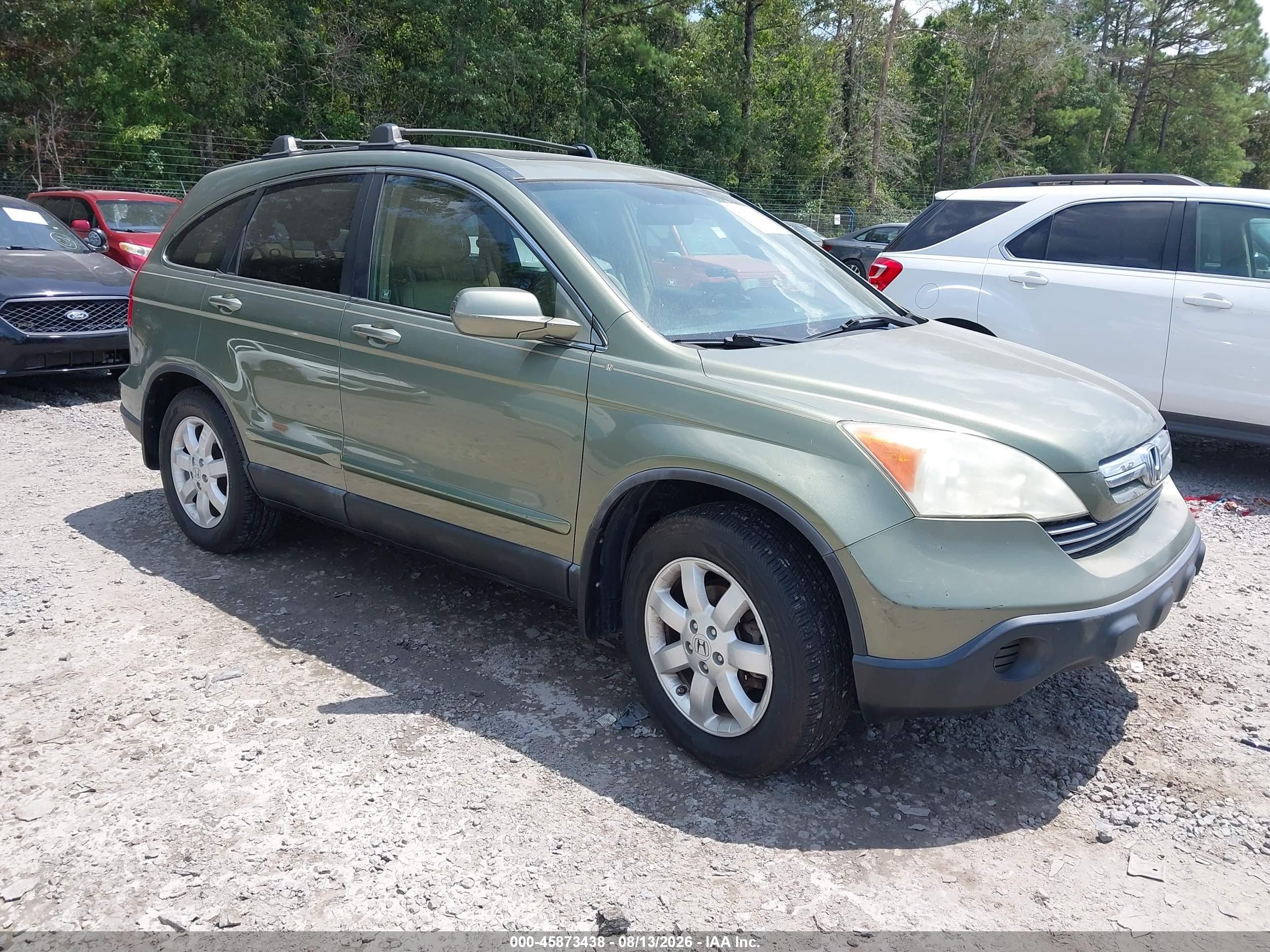 2009 Honda Cr-v Ex-l Green vin: 5J6RE48729L007667