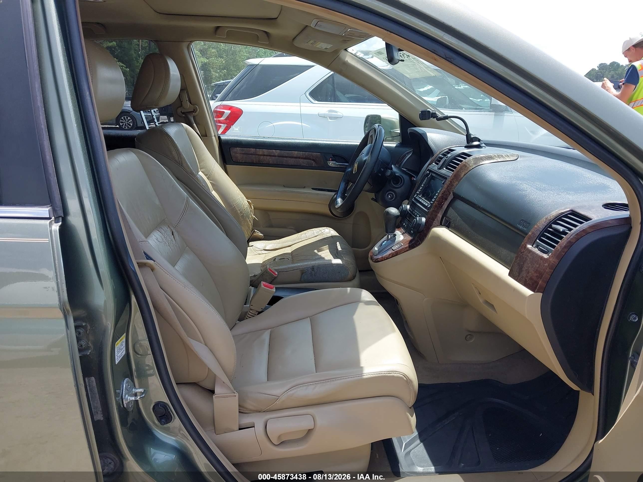 2009 Honda Cr-v Ex-l Green vin: 5J6RE48729L007667