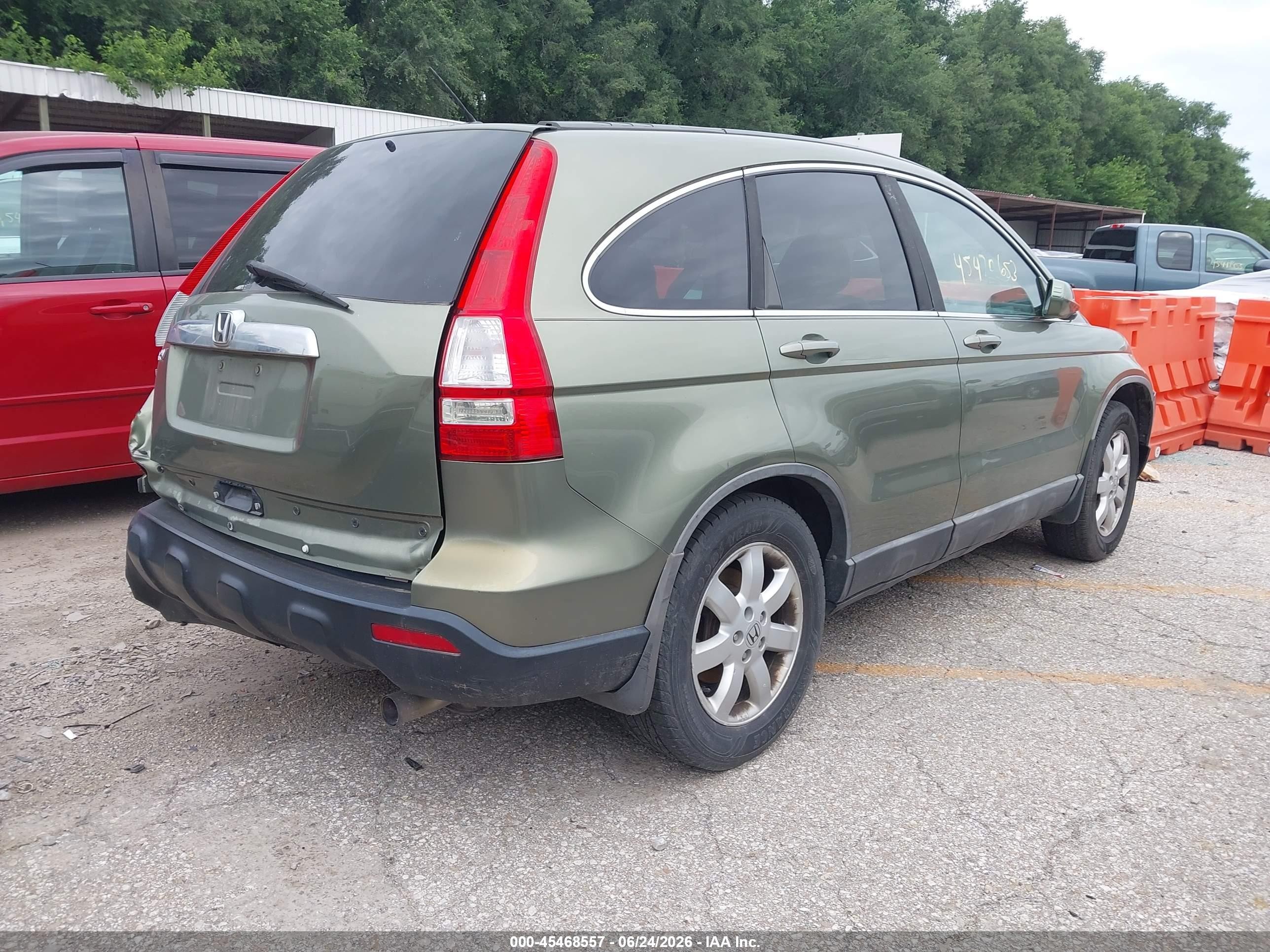 2009 Honda Cr-v Ex-l Green vin: 5J6RE48729L011041