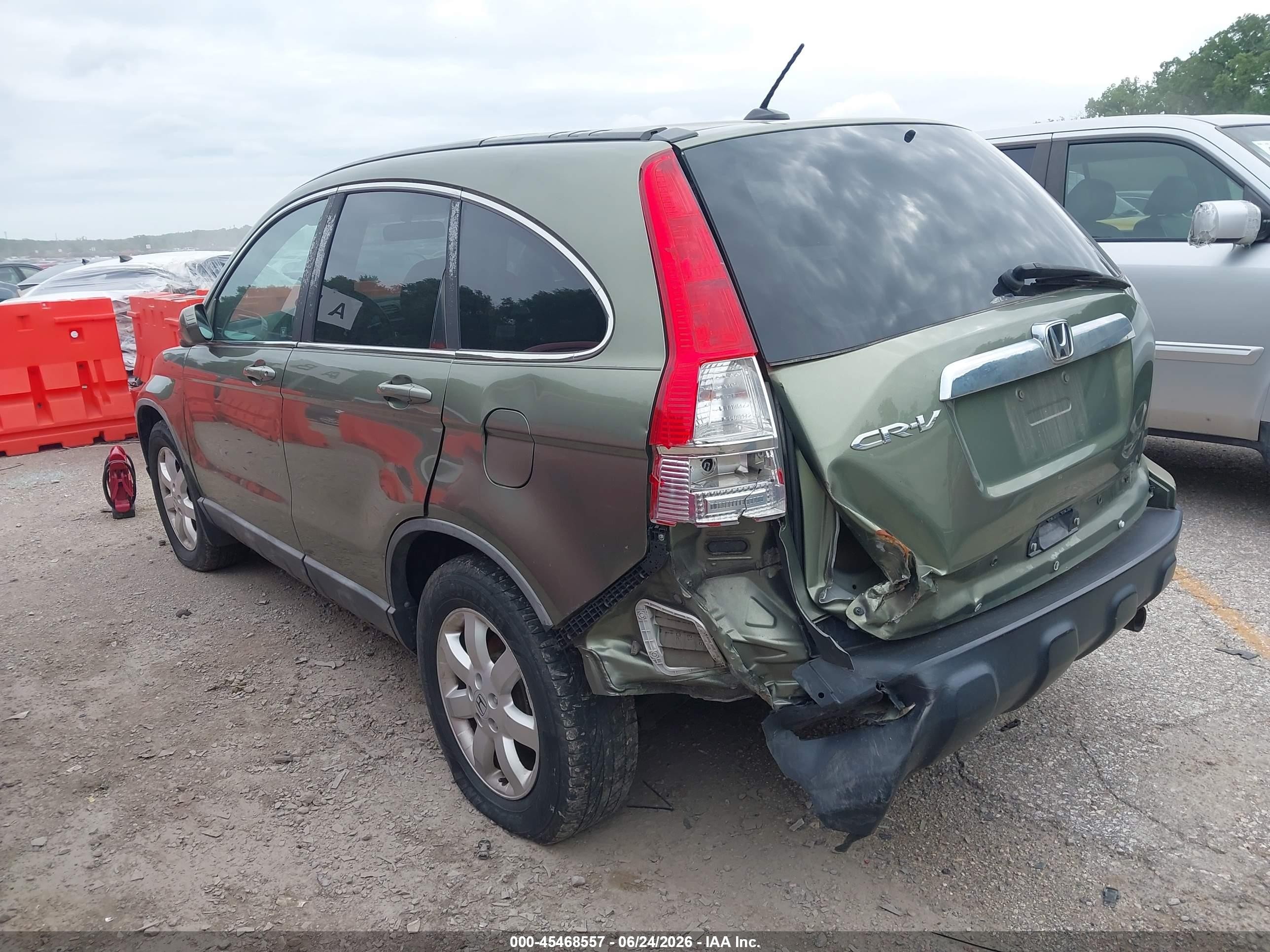 2009 Honda Cr-v Ex-l Green vin: 5J6RE48729L011041