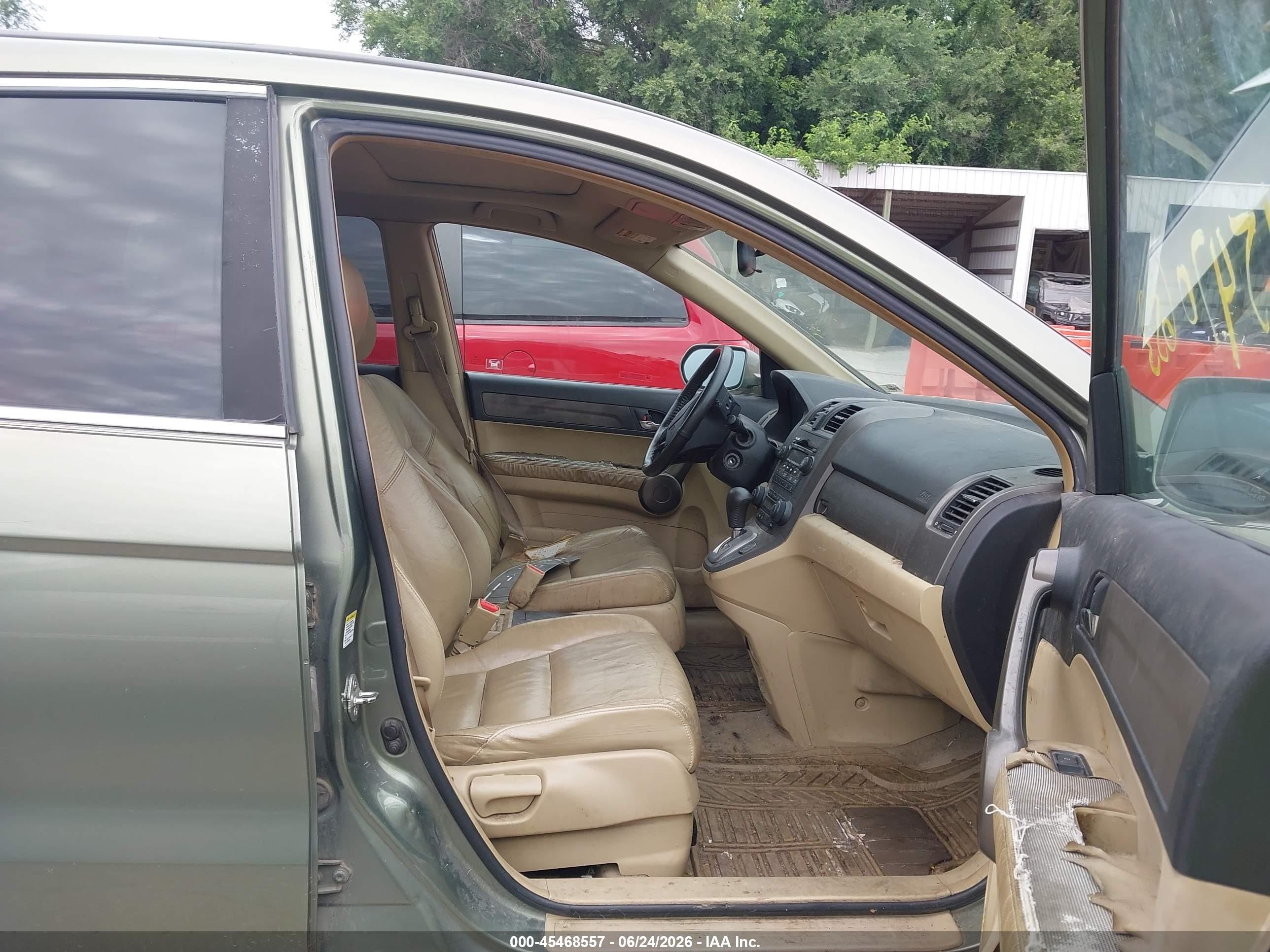 2009 Honda Cr-v Ex-l Green vin: 5J6RE48729L011041