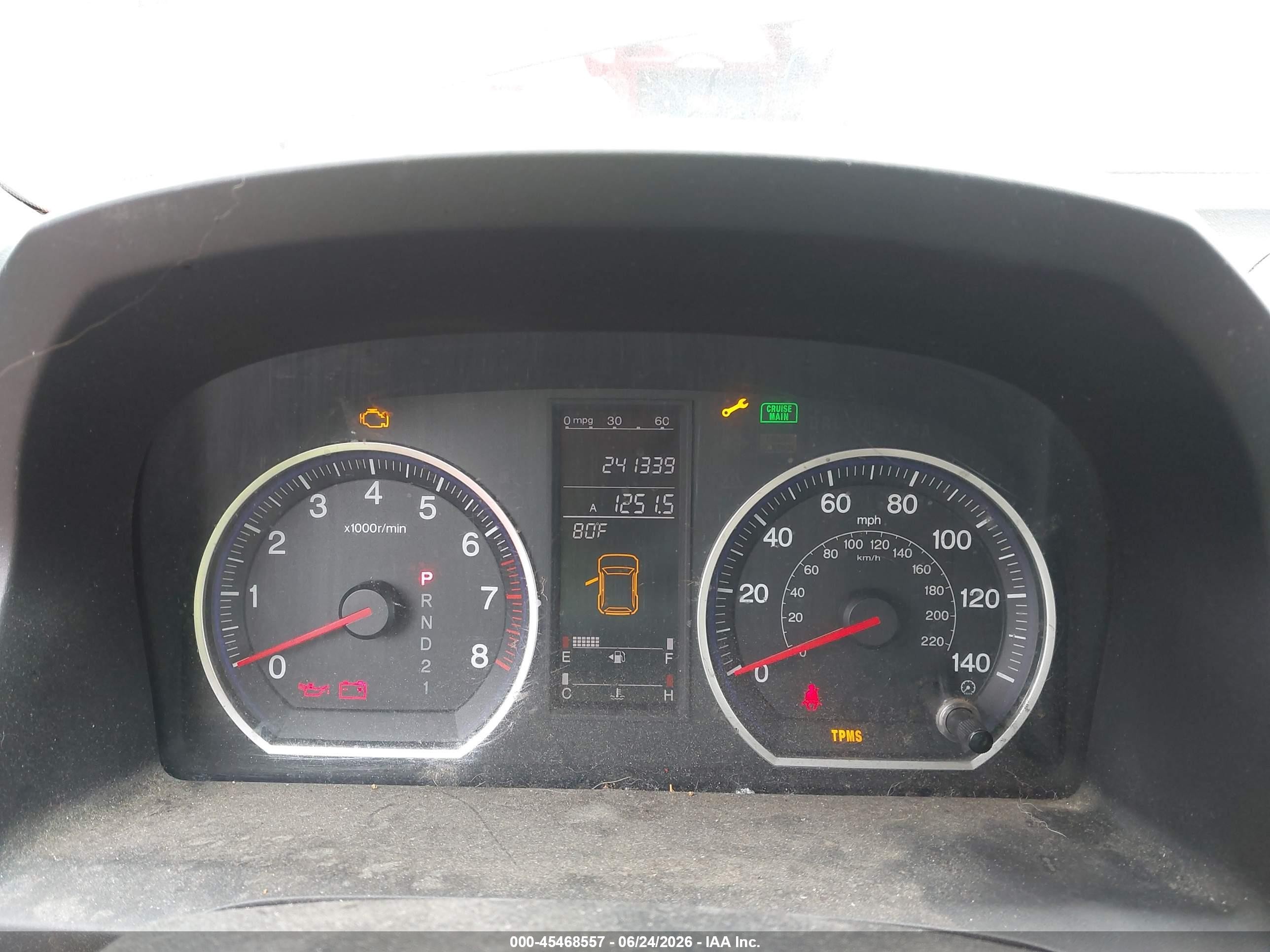 2009 Honda Cr-v Ex-l Green vin: 5J6RE48729L011041