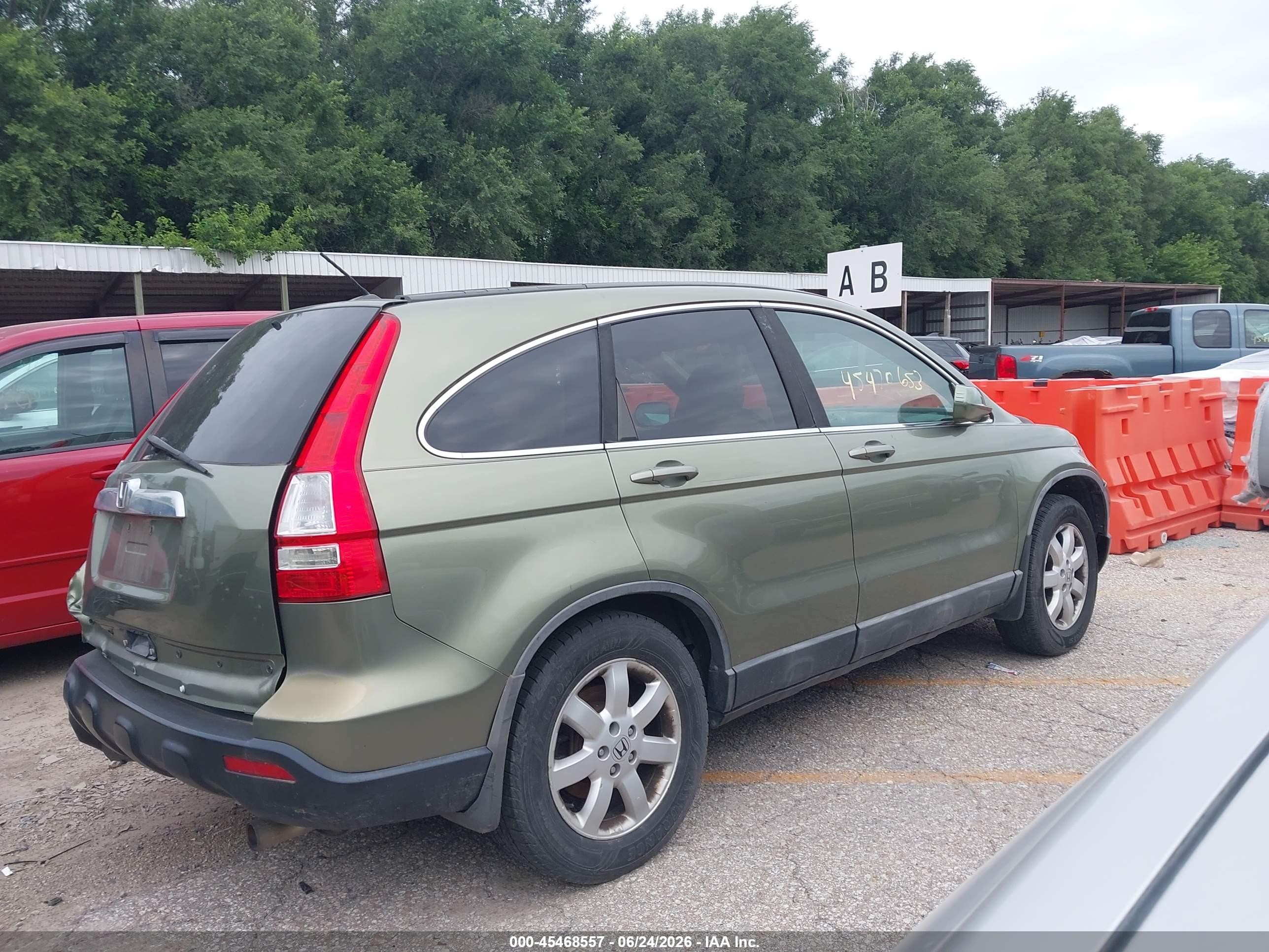 2009 Honda Cr-v Ex-l Green vin: 5J6RE48729L011041