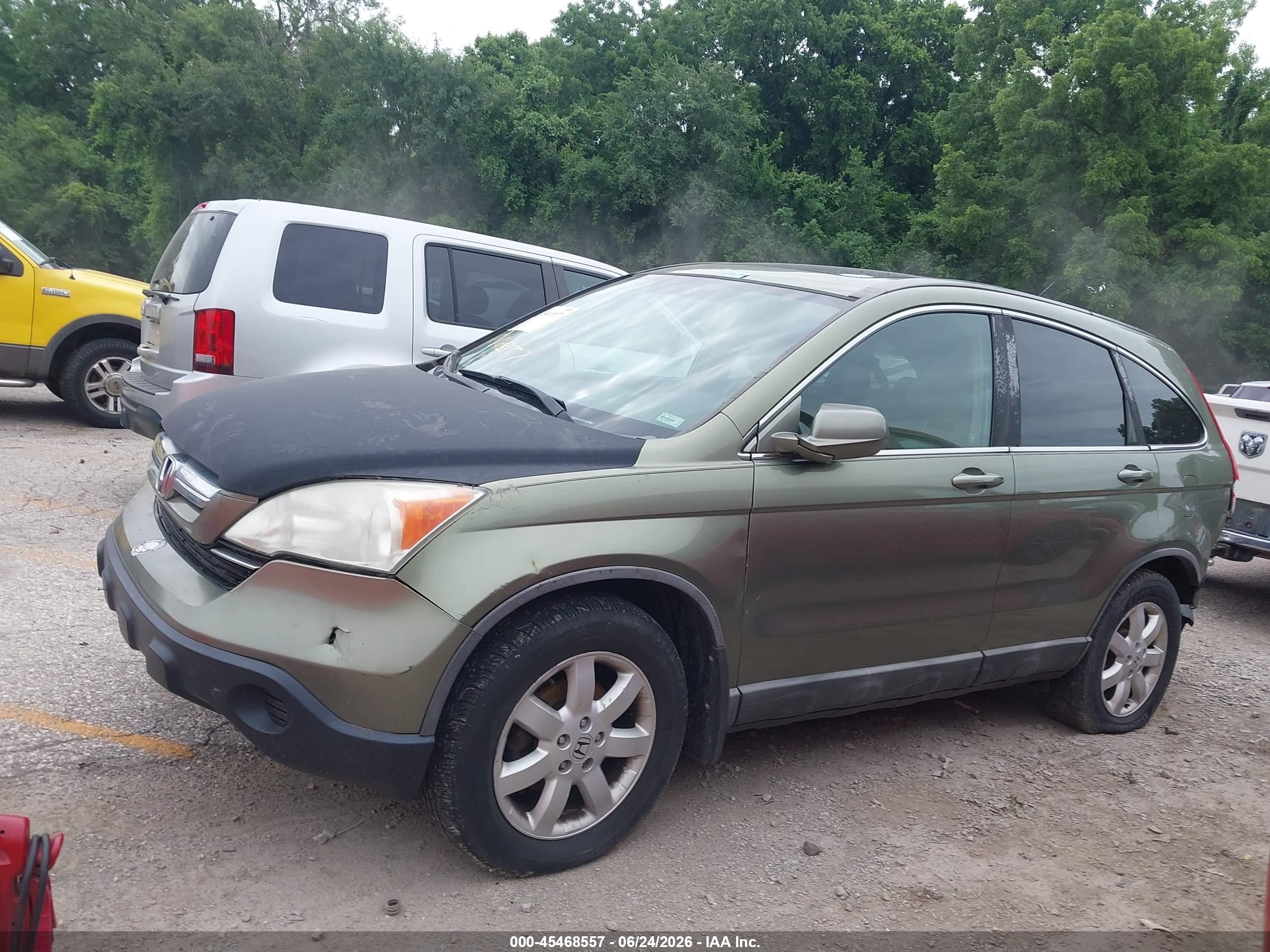 2009 Honda Cr-v Ex-l Green vin: 5J6RE48729L011041