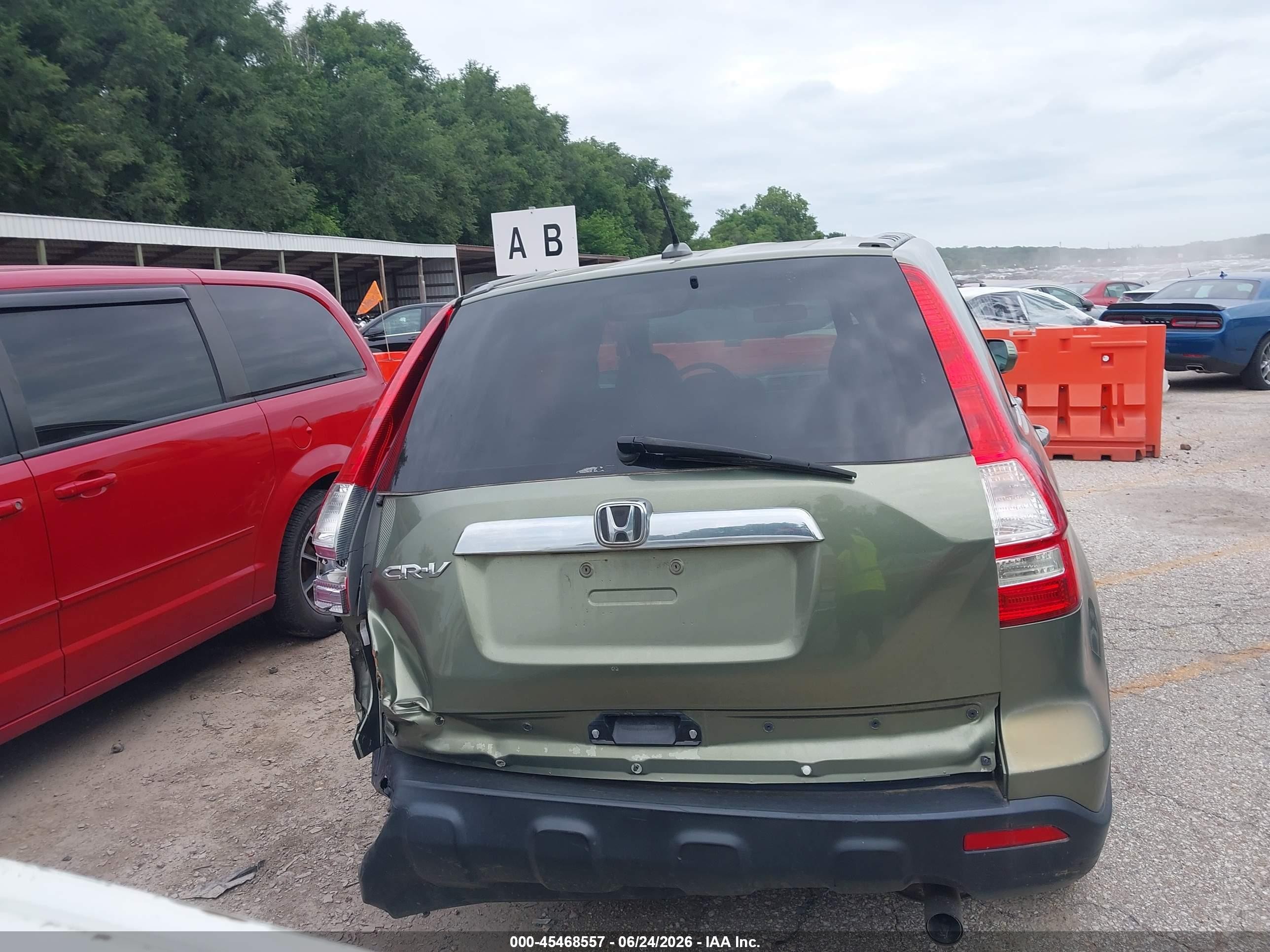 2009 Honda Cr-v Ex-l Green vin: 5J6RE48729L011041