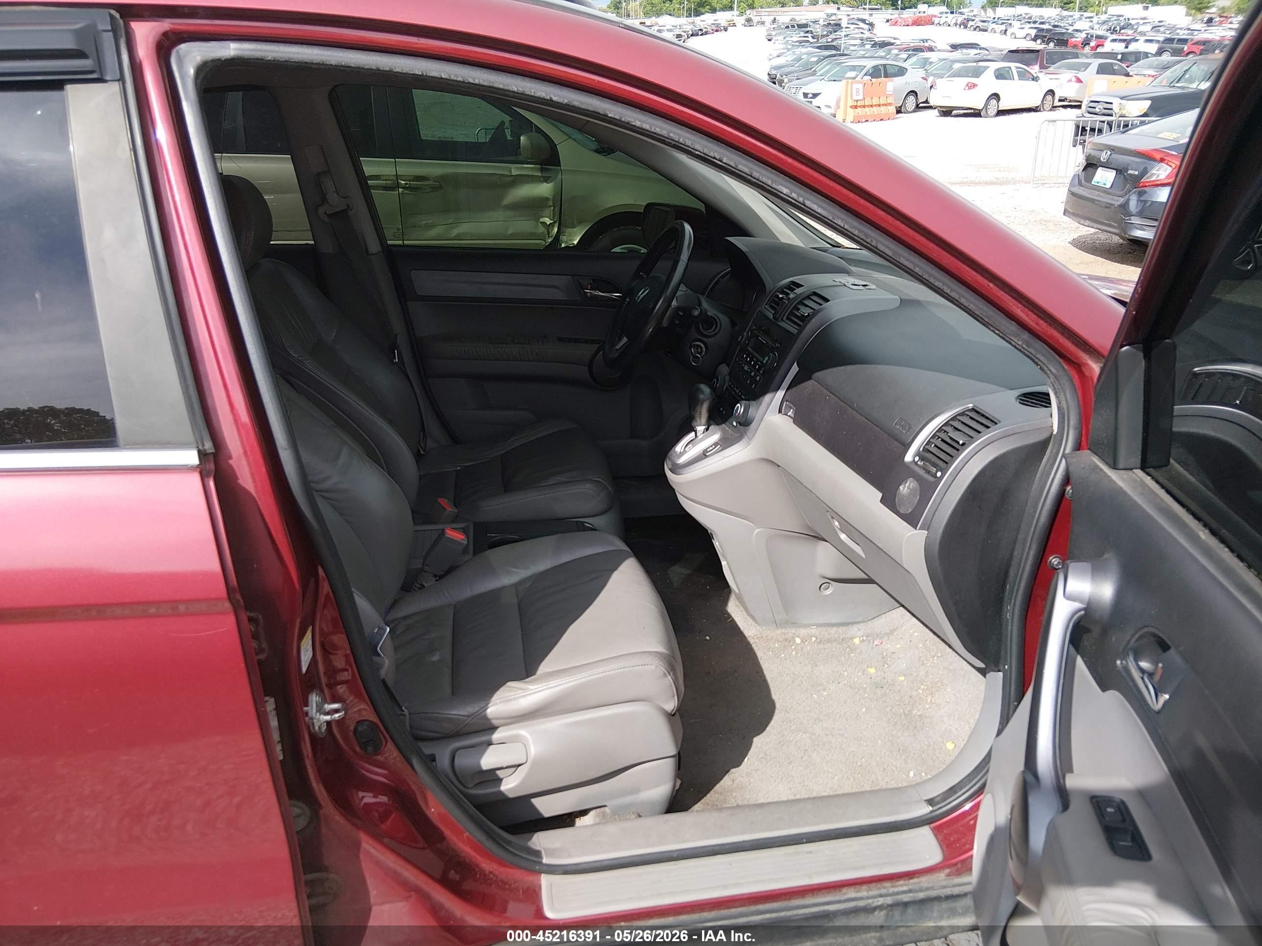 2009 Honda Cr-v Ex-l Maroon vin: 5J6RE48729L030429