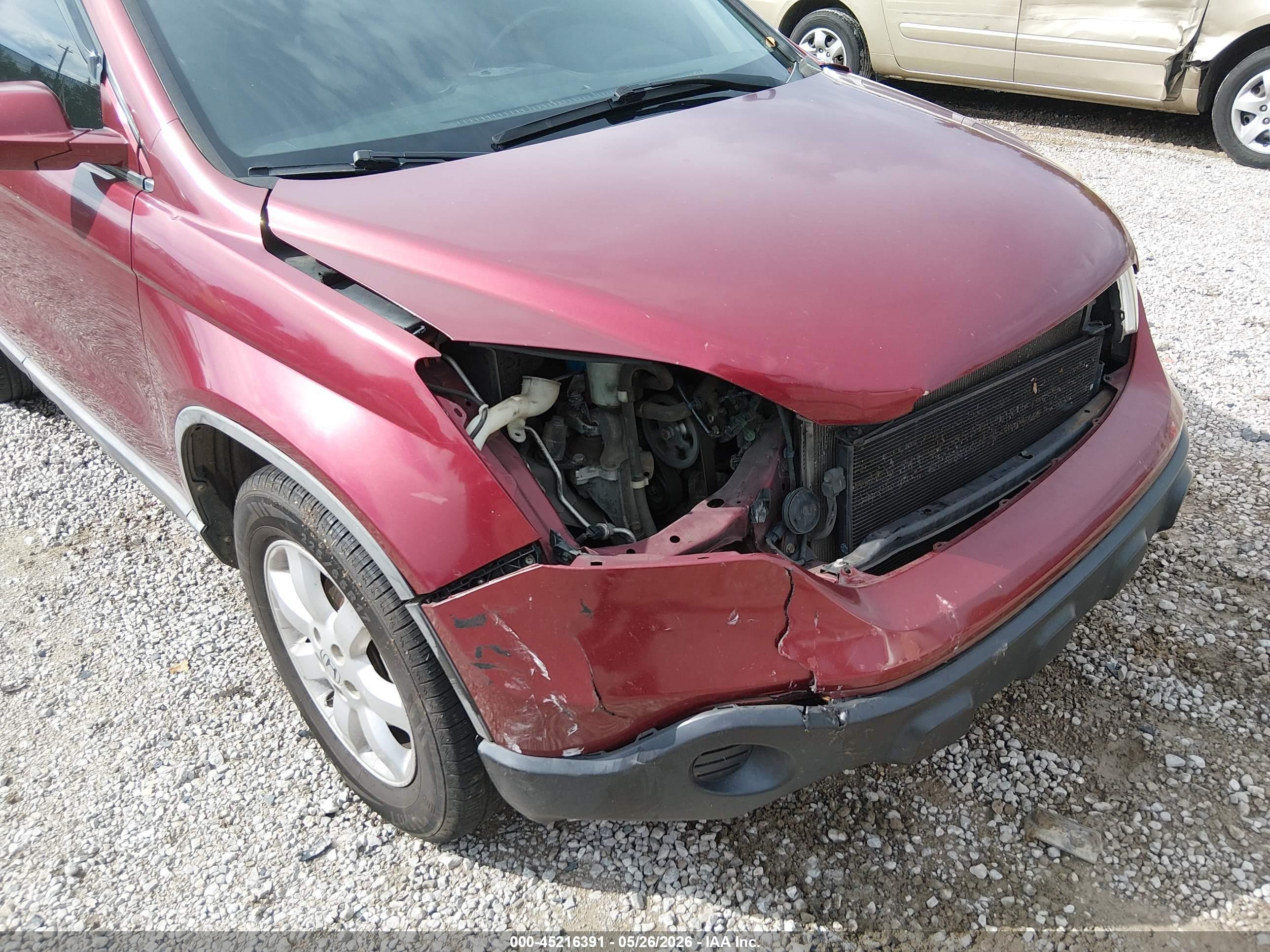 2009 Honda Cr-v Ex-l Maroon vin: 5J6RE48729L030429