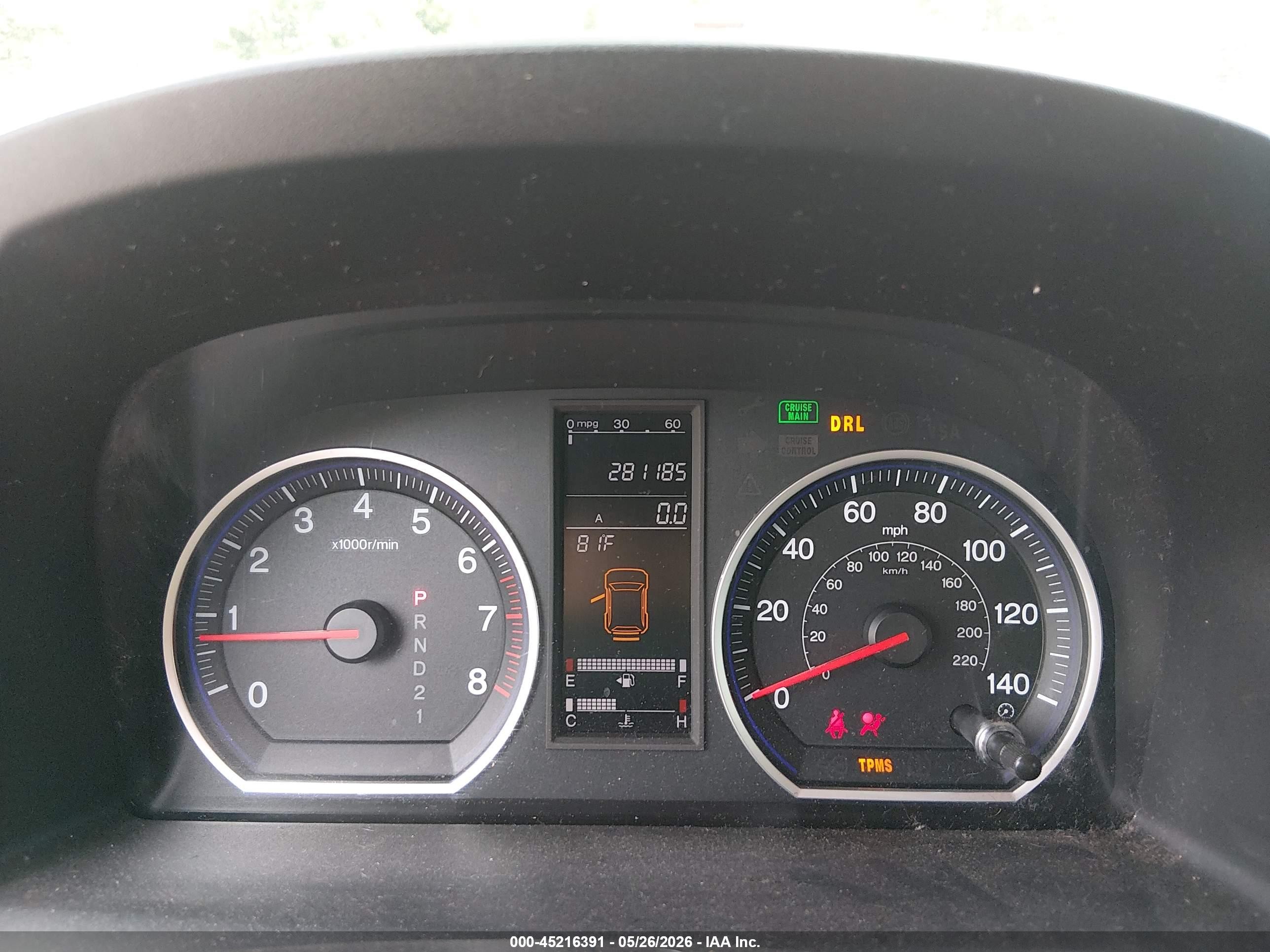 2009 Honda Cr-v Ex-l Maroon vin: 5J6RE48729L030429