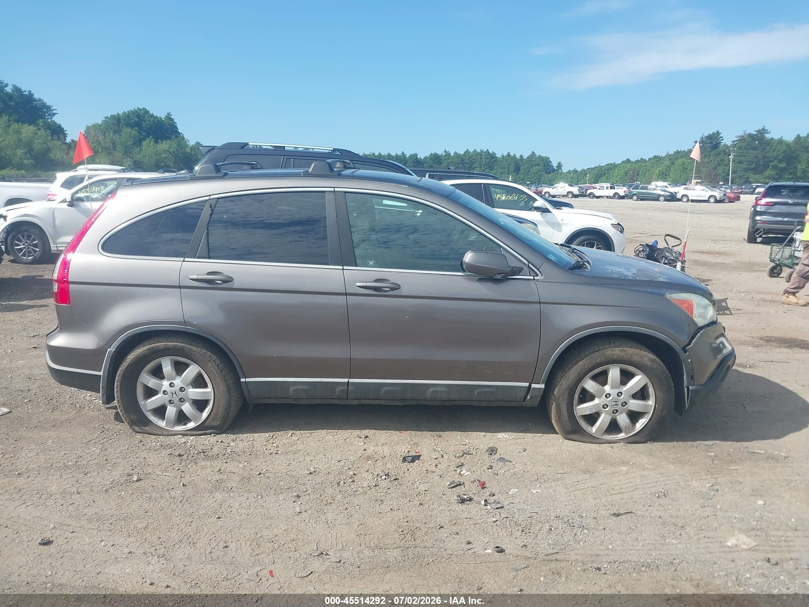 2009 Honda Cr-v Ex-l Gray vin: 5J6RE48729L038434