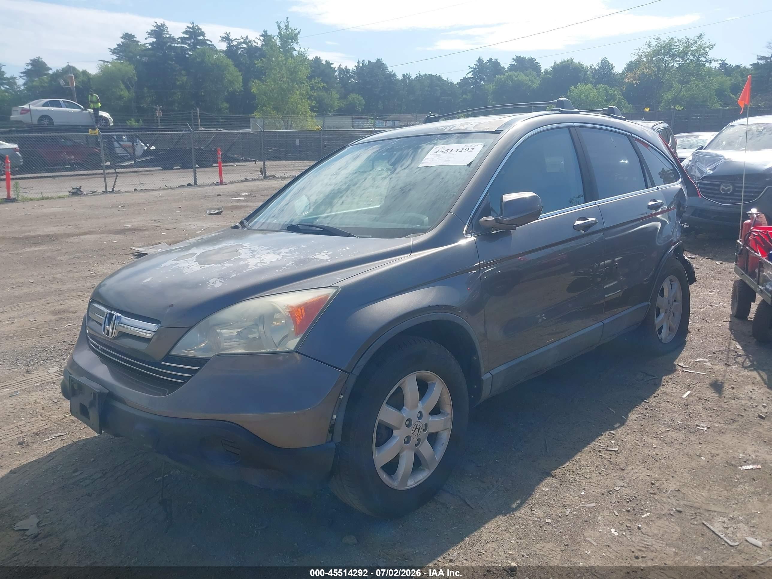 2009 Honda Cr-v Ex-l Gray vin: 5J6RE48729L038434