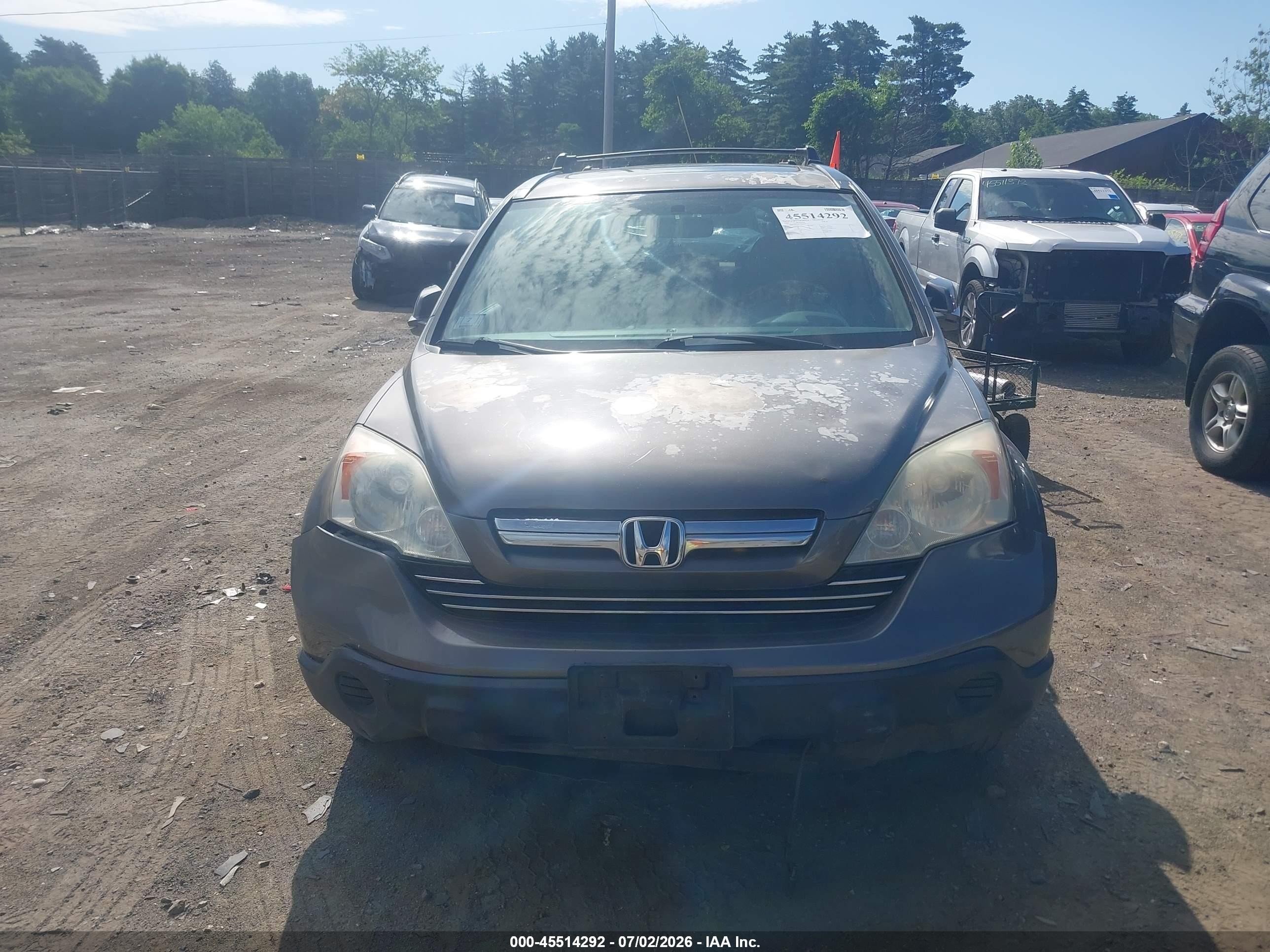 2009 Honda Cr-v Ex-l Gray vin: 5J6RE48729L038434