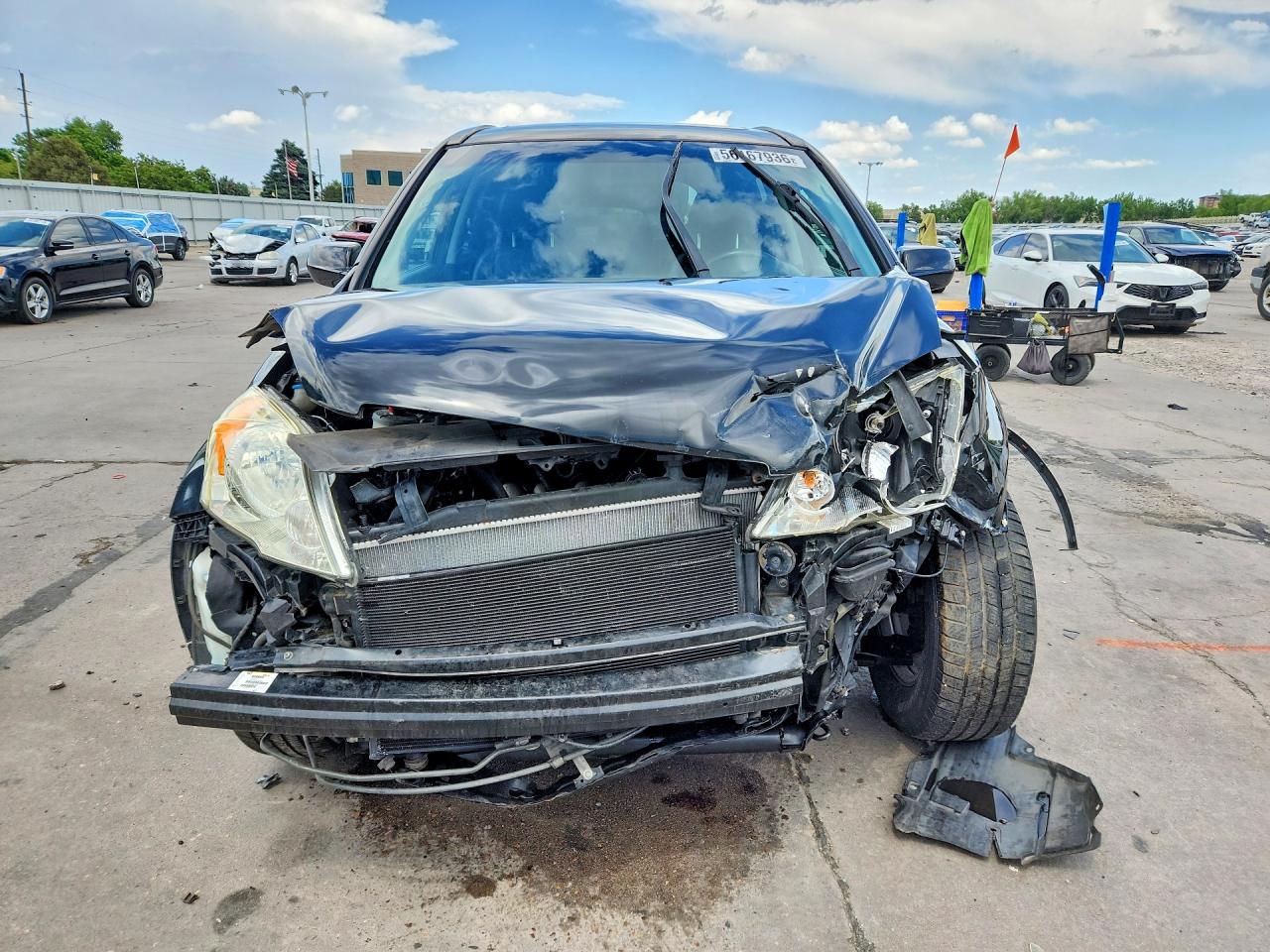 2009 Honda Cr-v Exl Black vin: 5J6RE48729L040751