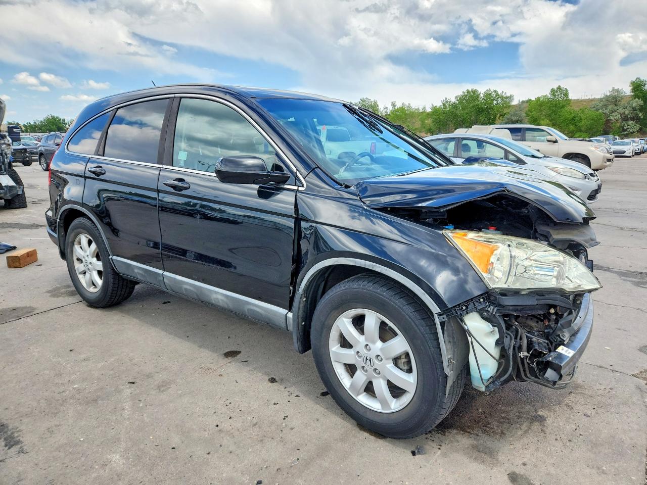 2009 Honda Cr-v Exl Black vin: 5J6RE48729L040751