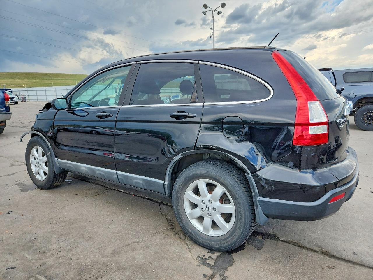 2009 Honda Cr-v Exl Black vin: 5J6RE48729L040751