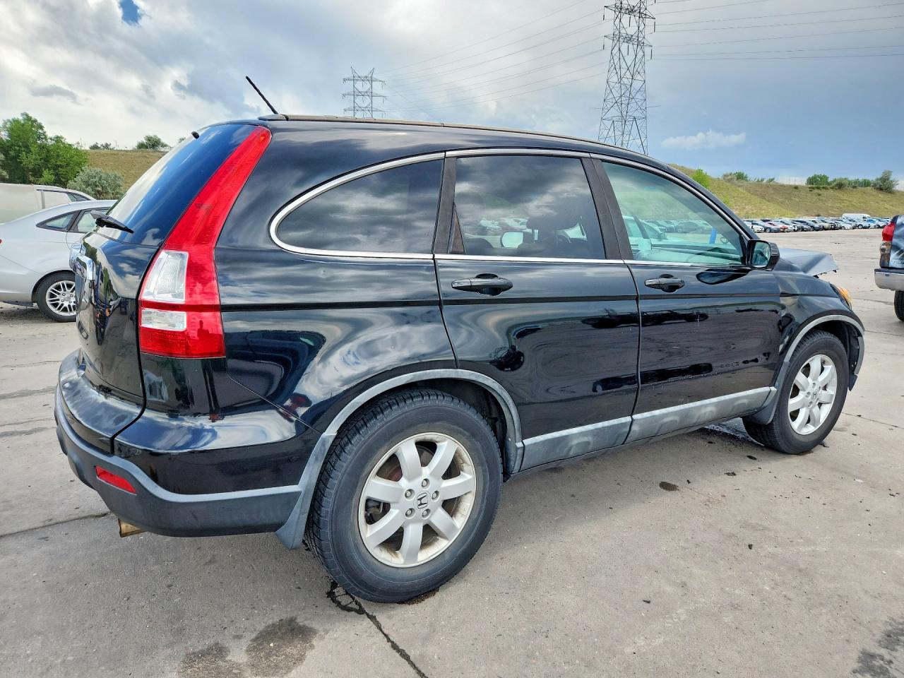 2009 Honda Cr-v Exl Black vin: 5J6RE48729L040751
