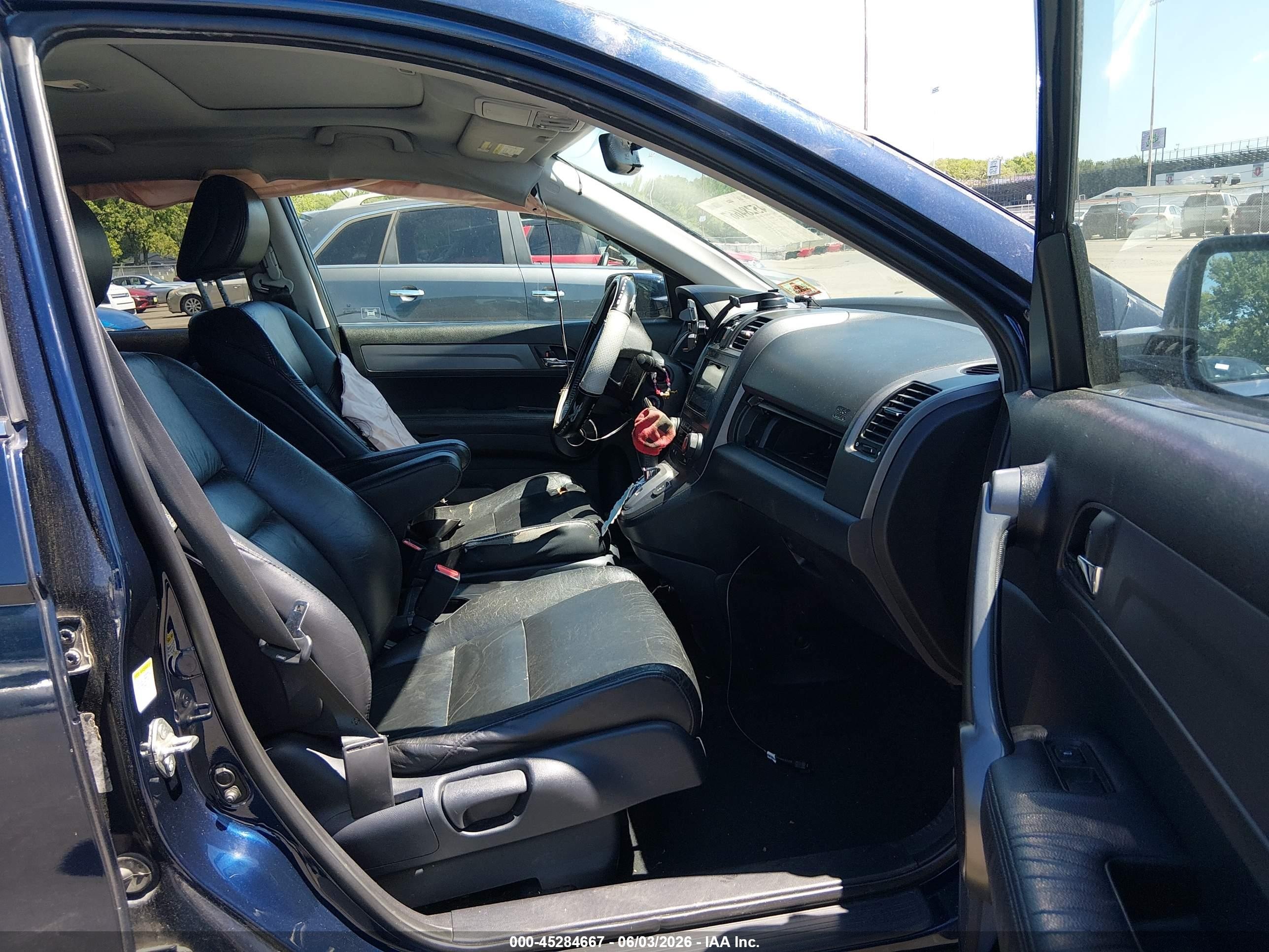 2009 Honda Cr-v Ex-l Синий vin: 5J6RE48729L042192