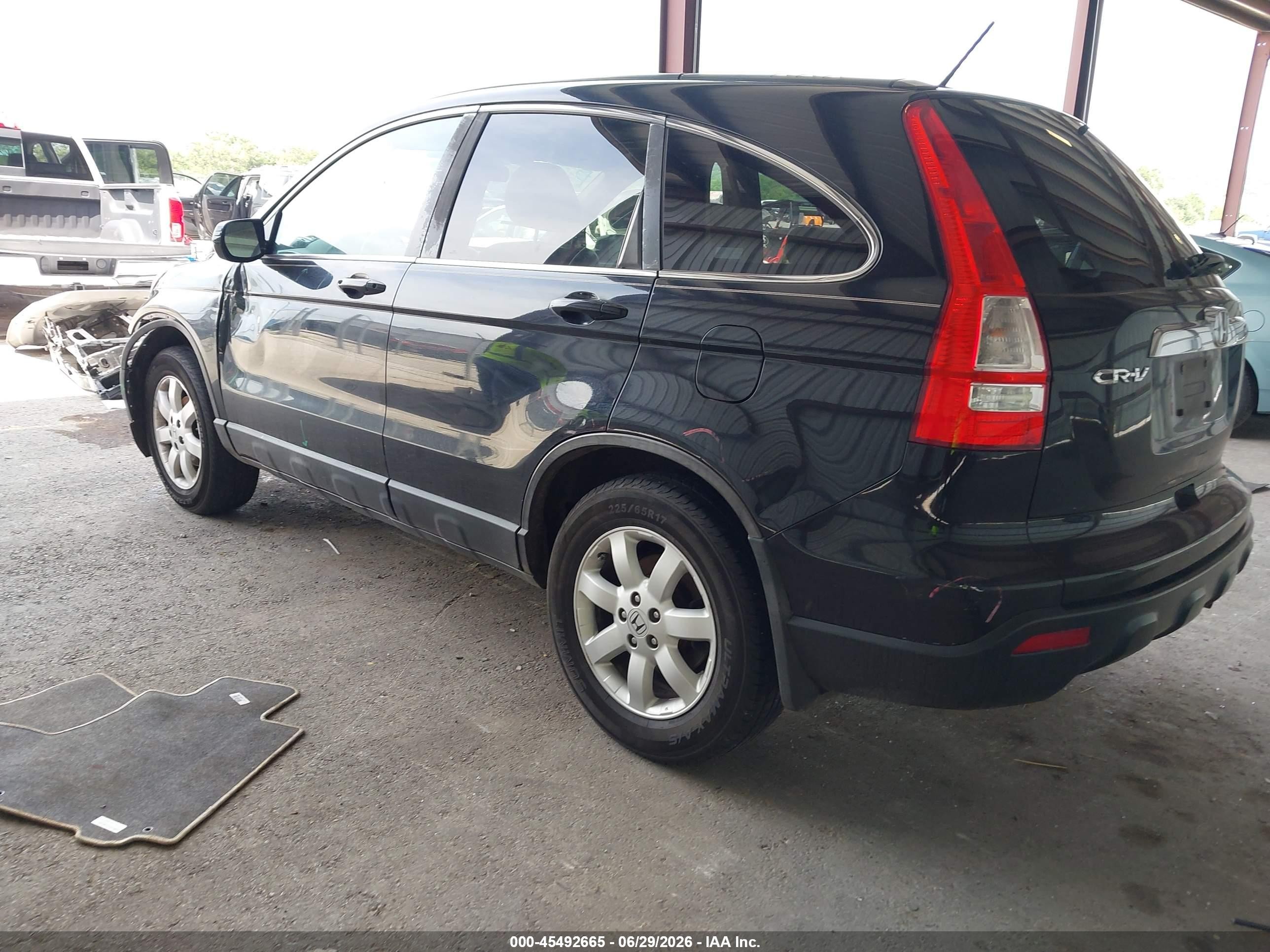 2009 Honda Cr-v Ex-l Black vin: 5J6RE48729L044184