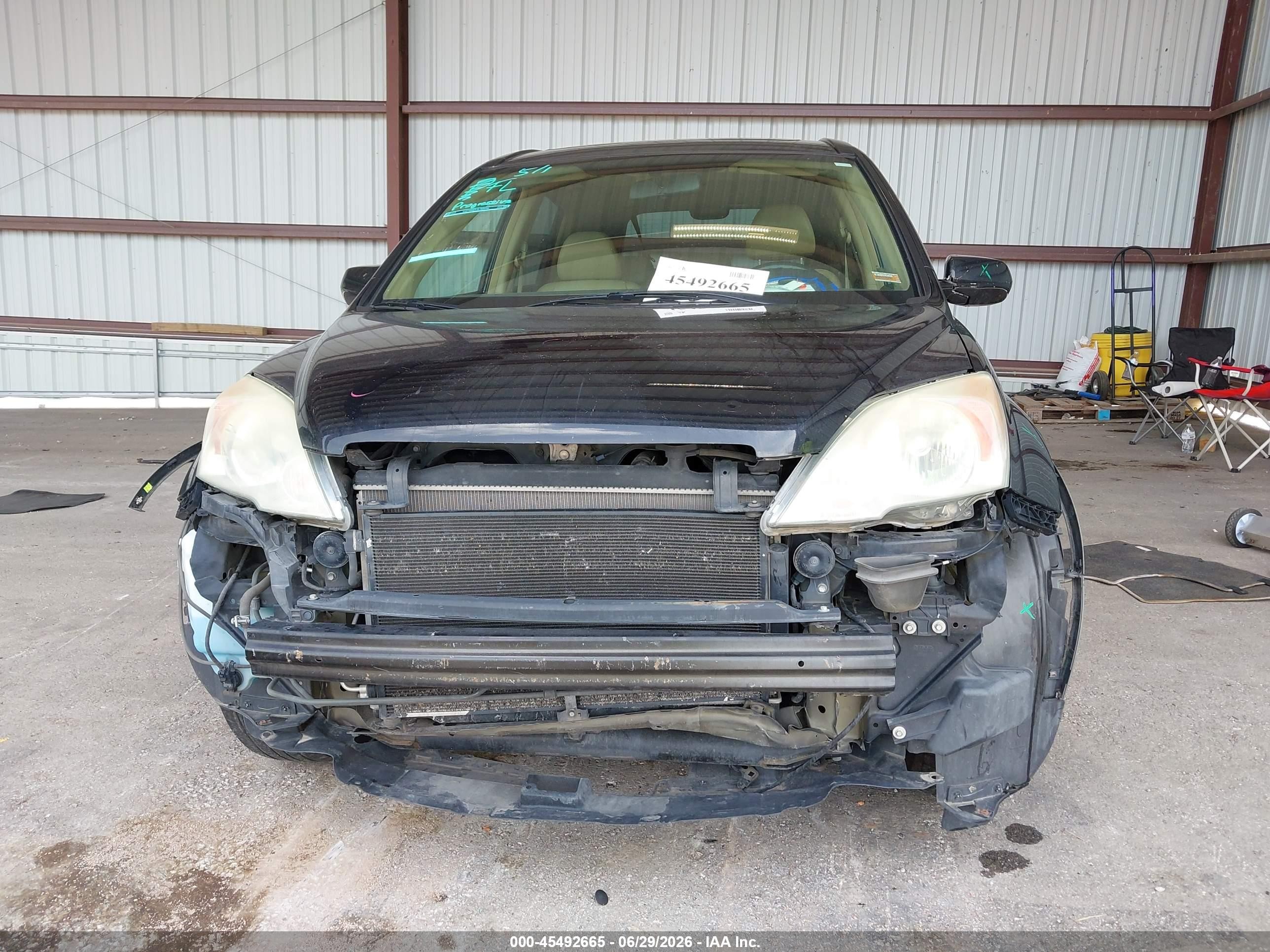 2009 Honda Cr-v Ex-l Black vin: 5J6RE48729L044184
