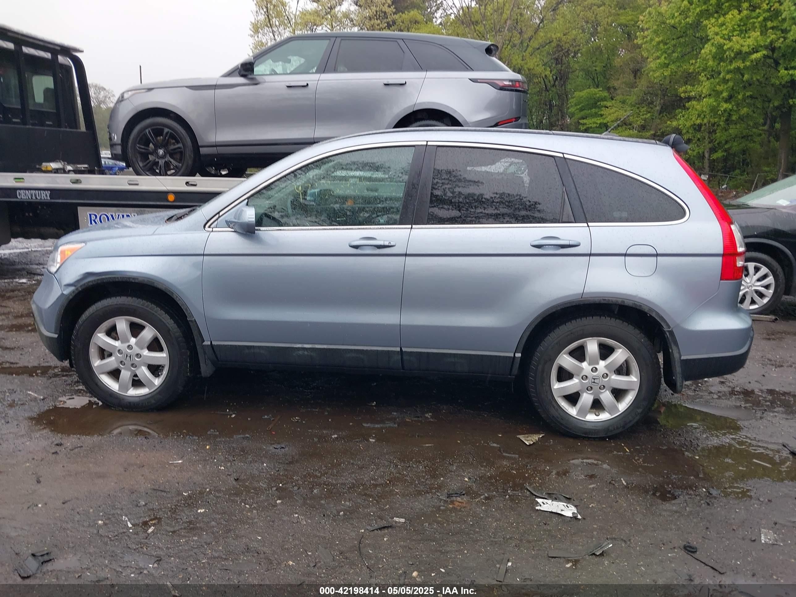 2008 Honda Cr-v Exl Синий vin: 5J6RE48738L004565