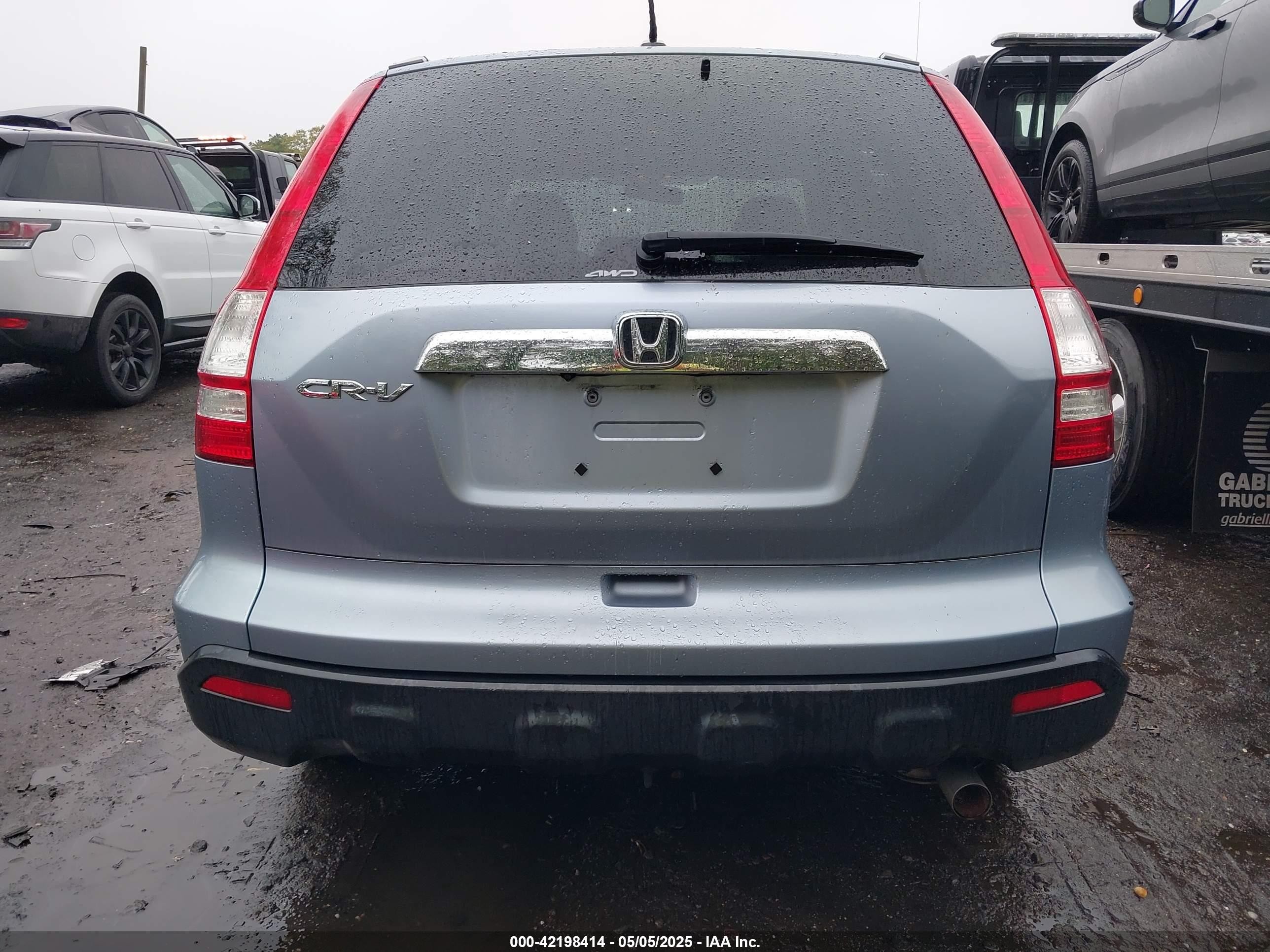 2008 Honda Cr-v Exl Синий vin: 5J6RE48738L004565