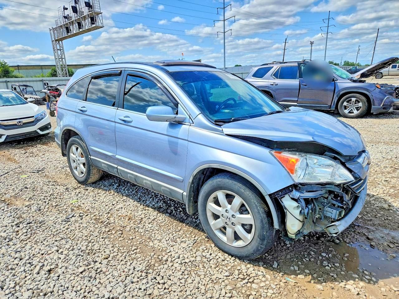 2008 Honda Cr-v Exl Blue vin: 5J6RE48738L021009
