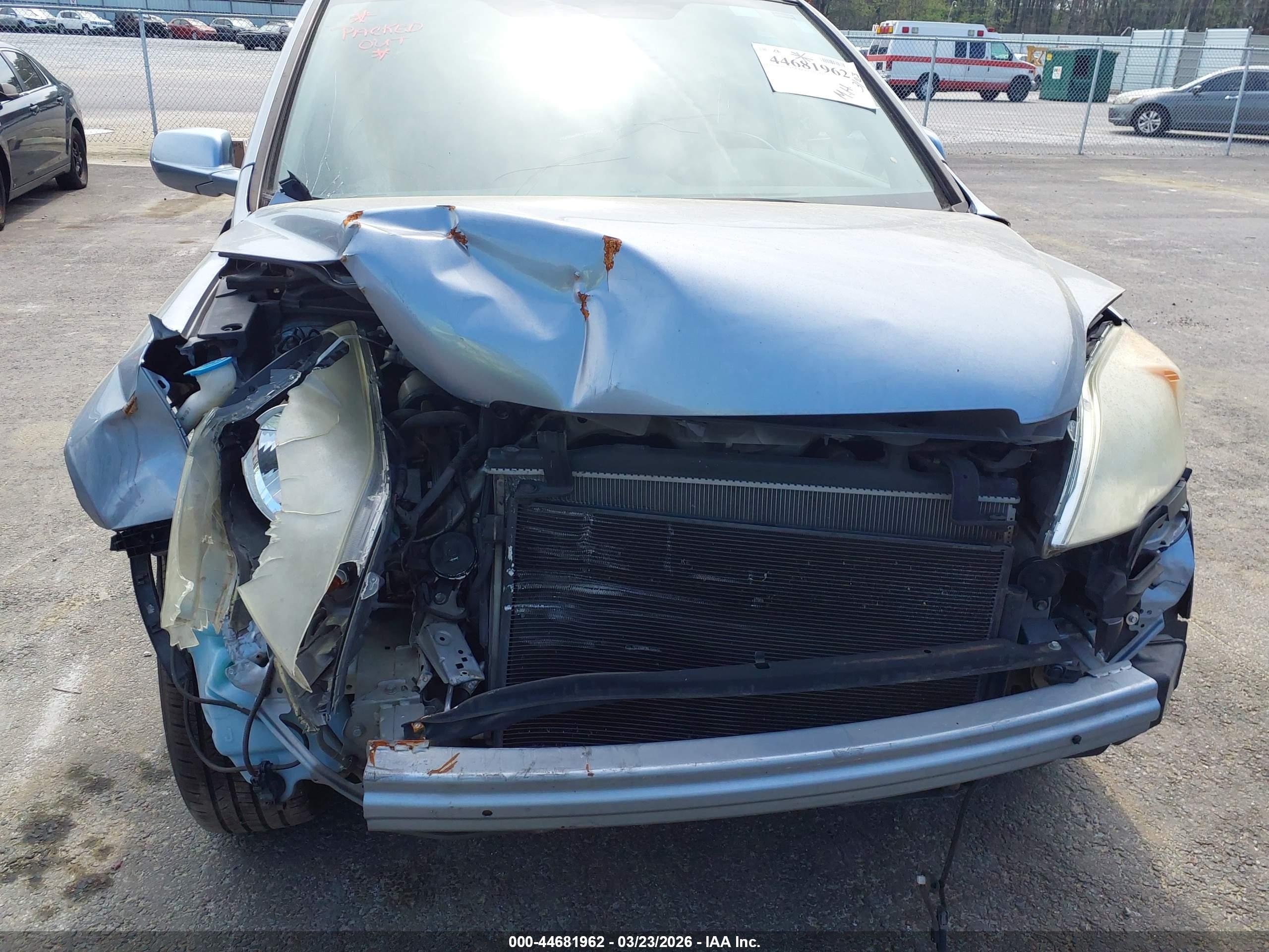 2008 Honda Cr-v Ex-l Blue vin: 5J6RE48738L027912