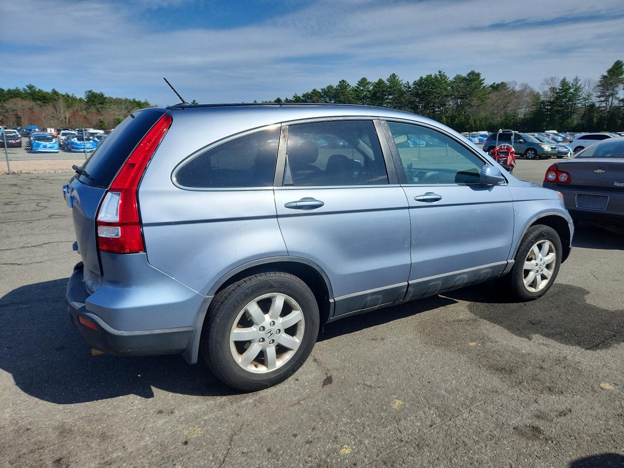 2008 Honda Cr-v Exl Silver vin: 5J6RE48738L035217