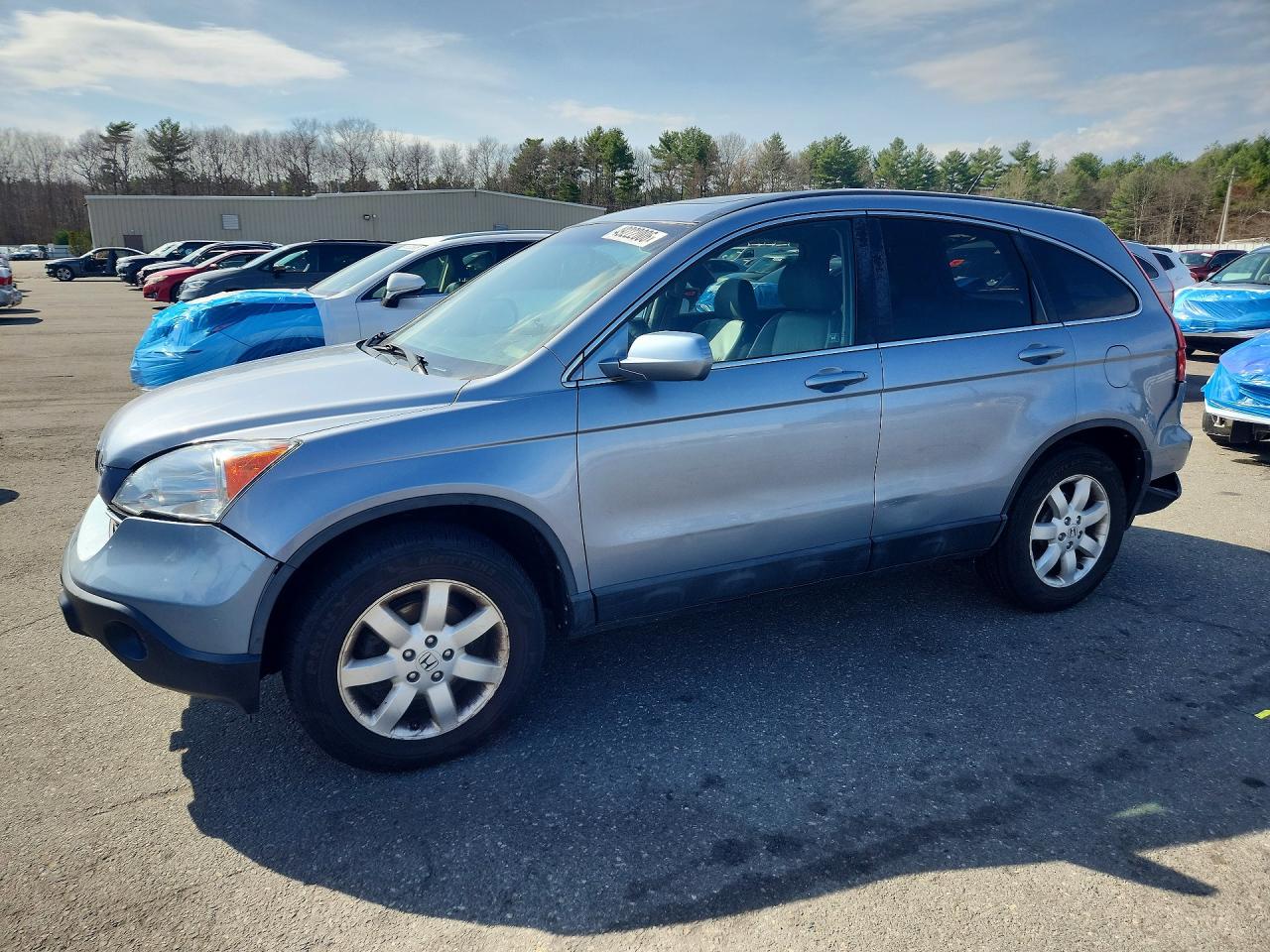 2008 Honda Cr-v Exl Silver vin: 5J6RE48738L035217