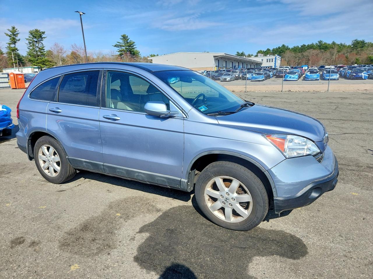 2008 Honda Cr-v Exl Silver vin: 5J6RE48738L035217