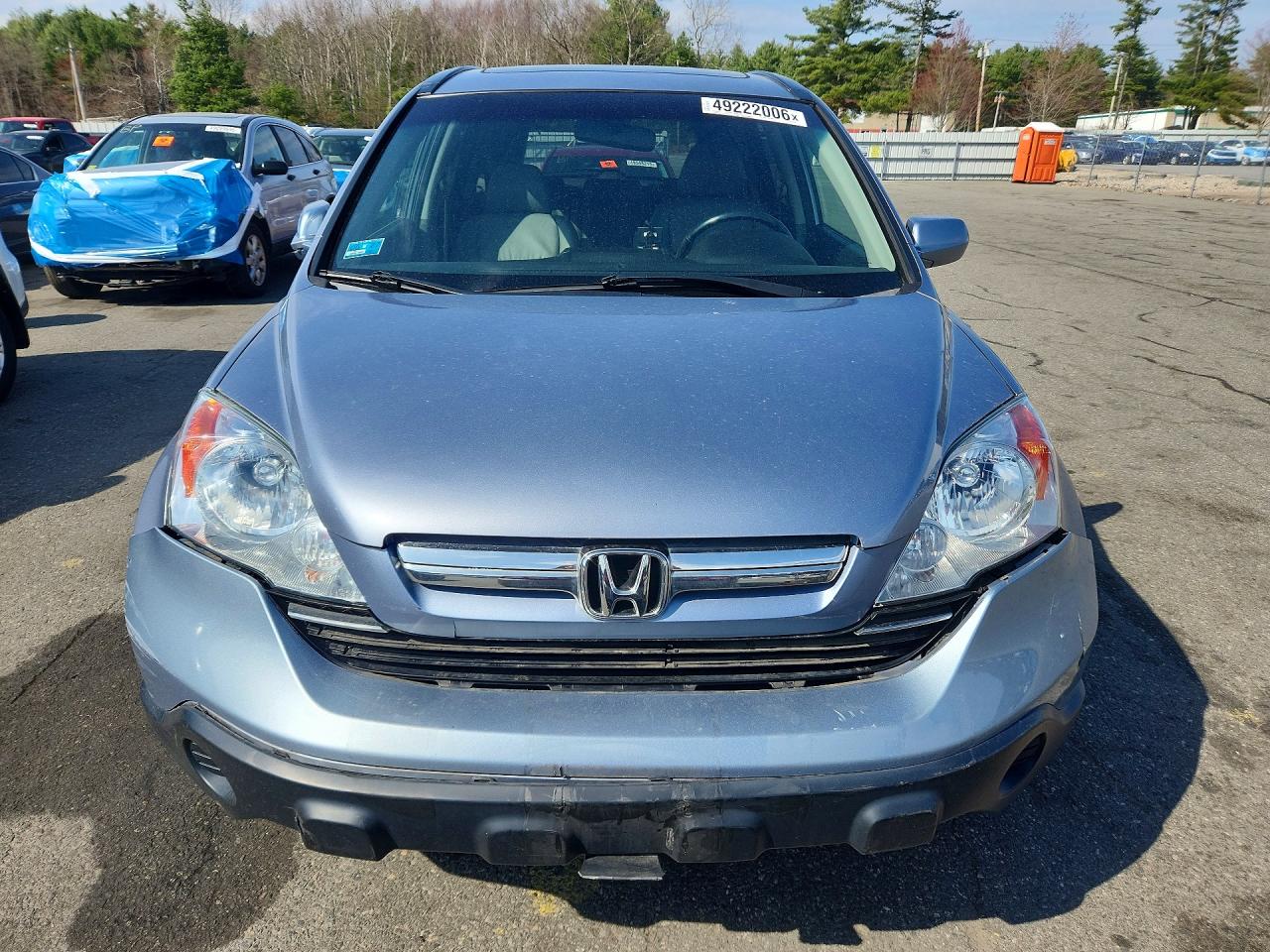 2008 Honda Cr-v Exl Silver vin: 5J6RE48738L035217
