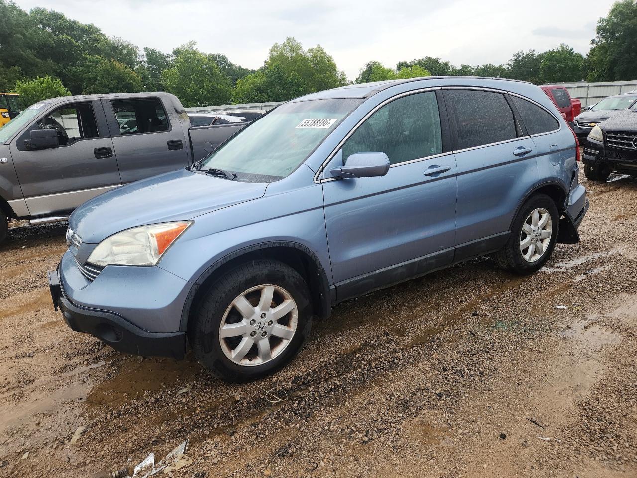 2008 Honda Cr-v Exl Синий vin: 5J6RE48738L046119