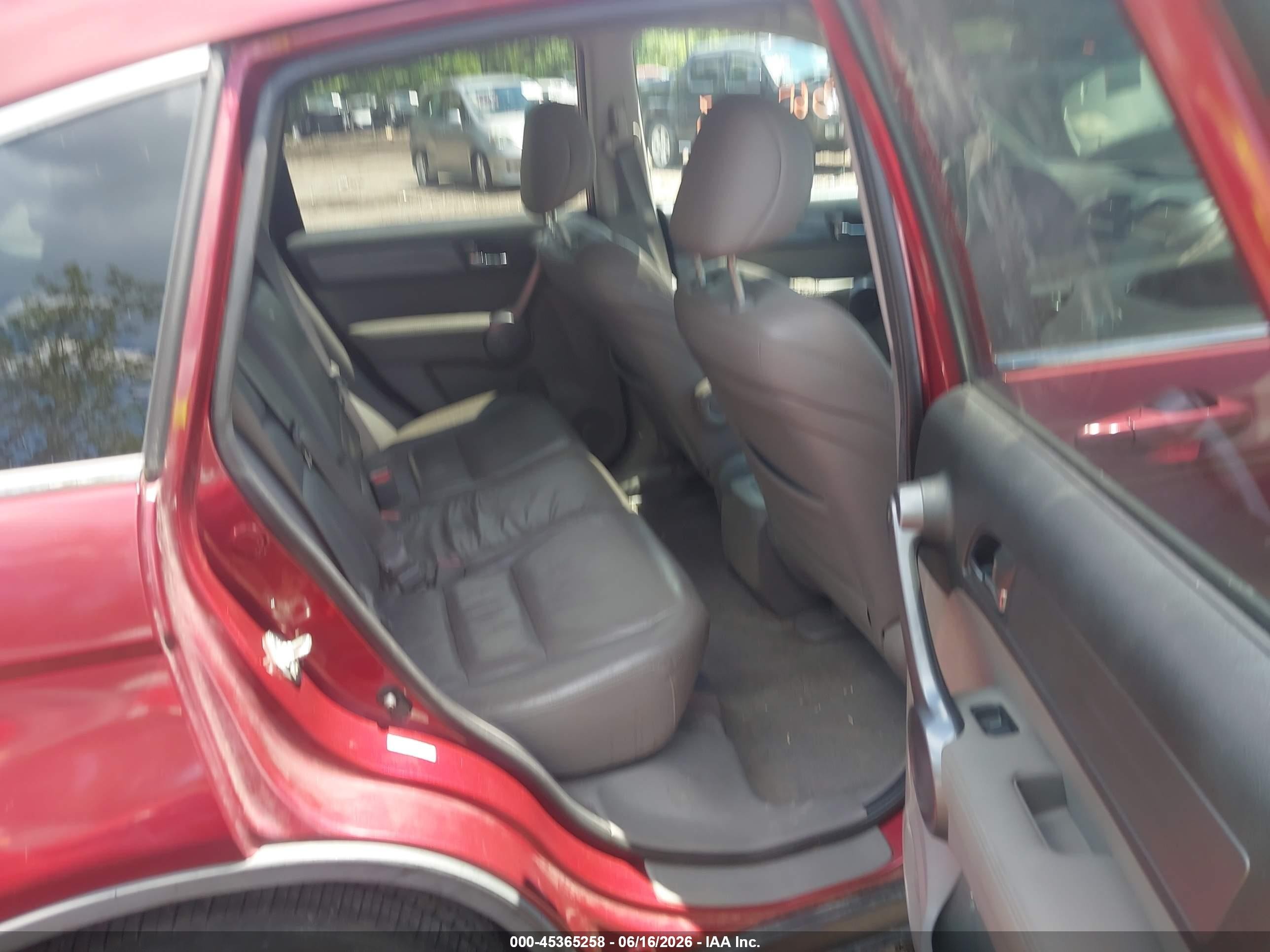 2008 Honda Cr-v Ex-l Maroon vin: 5J6RE48738L048744