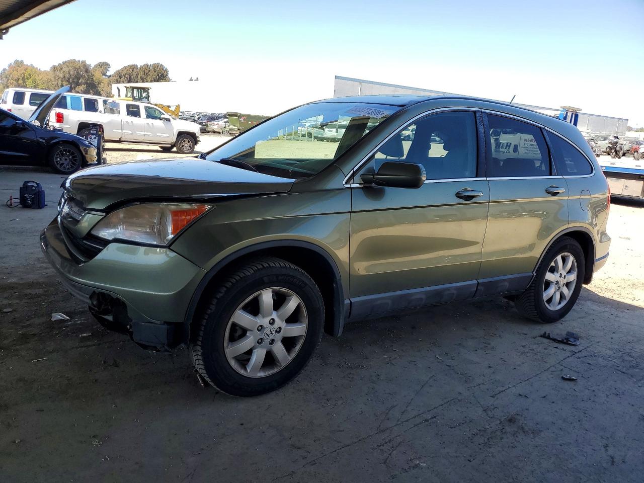 2008 Honda Cr-v Exl Green vin: 5J6RE48738L049196