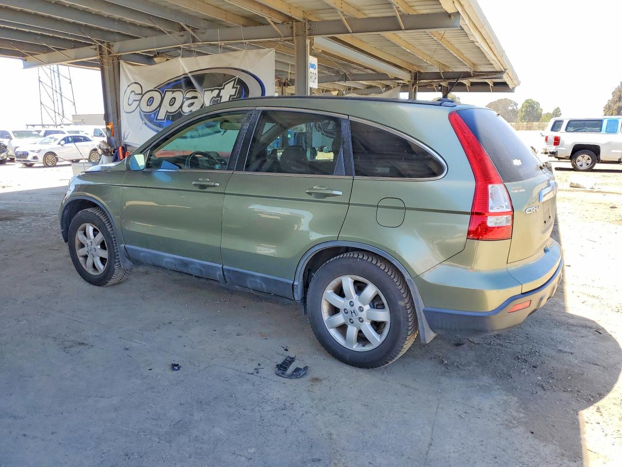 2008 Honda Cr-v Exl Green vin: 5J6RE48738L049196