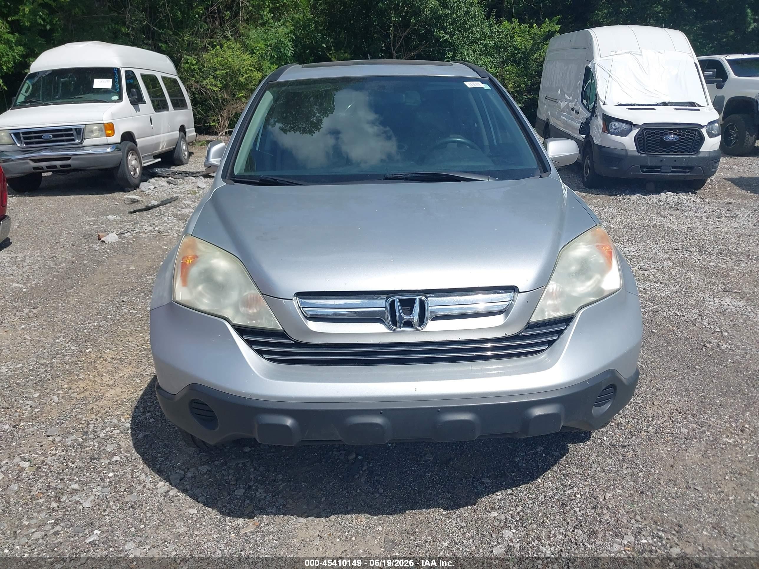 2009 Honda Cr-v Ex-l Silver vin: 5J6RE48739L006656