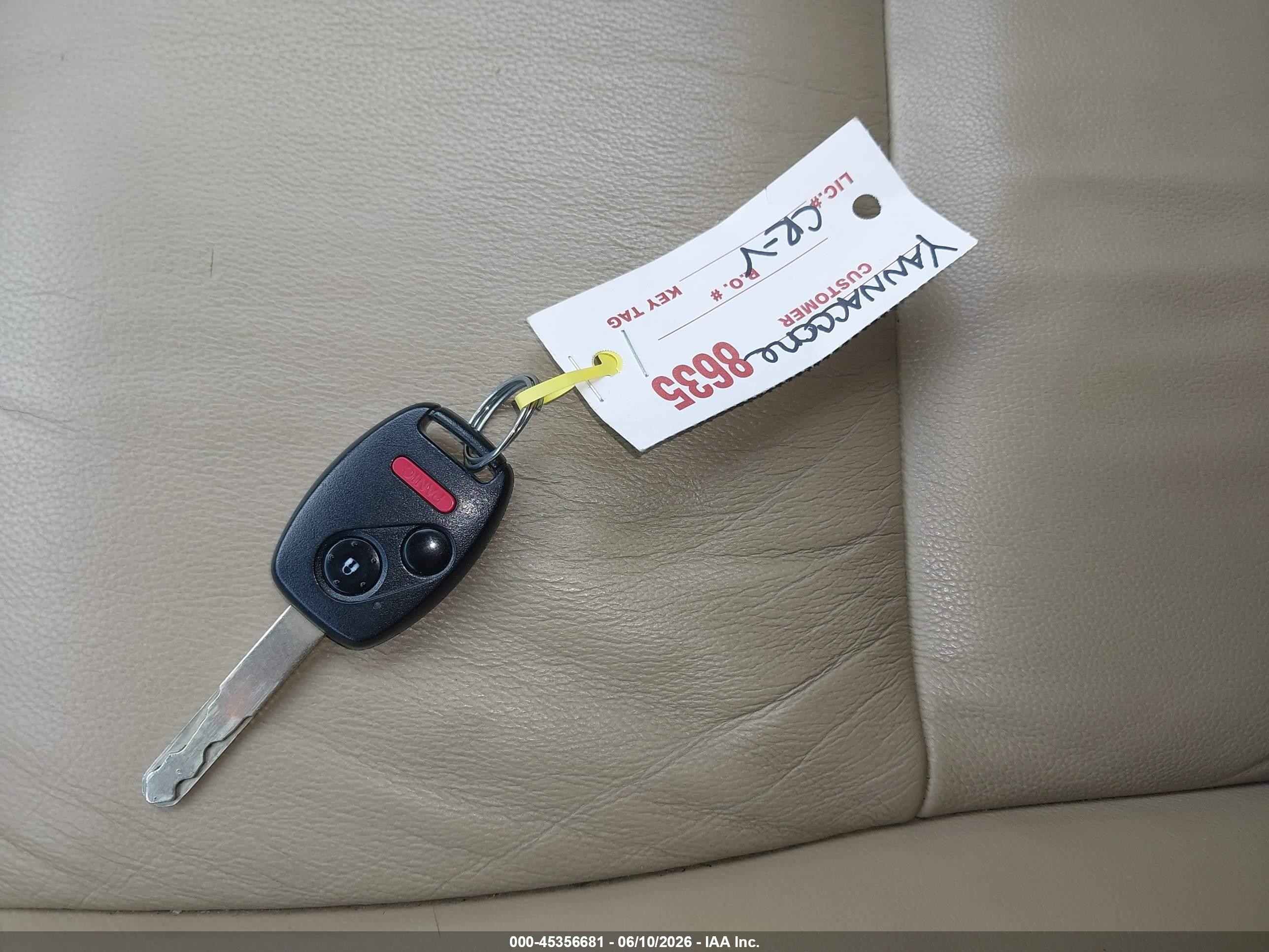 2009 Honda Cr-v Ex-l Champagne vin: 5J6RE48739L015230