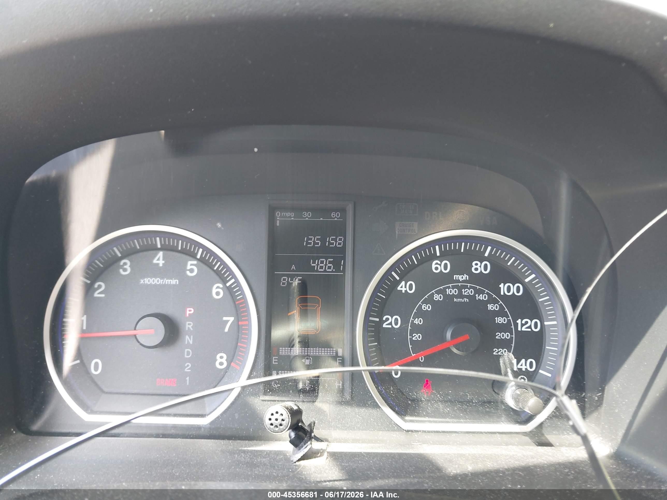 2009 Honda Cr-v Ex-l Champagne vin: 5J6RE48739L015230