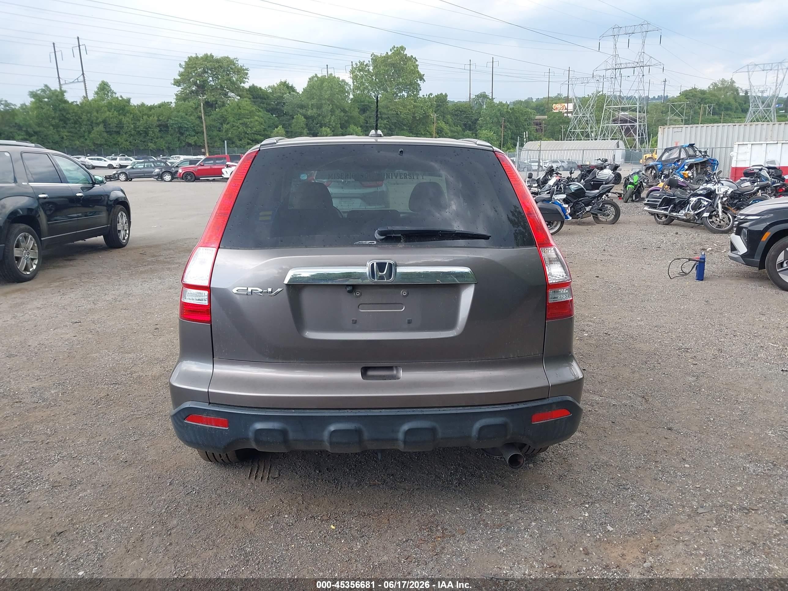 2009 Honda Cr-v Ex-l Champagne vin: 5J6RE48739L015230