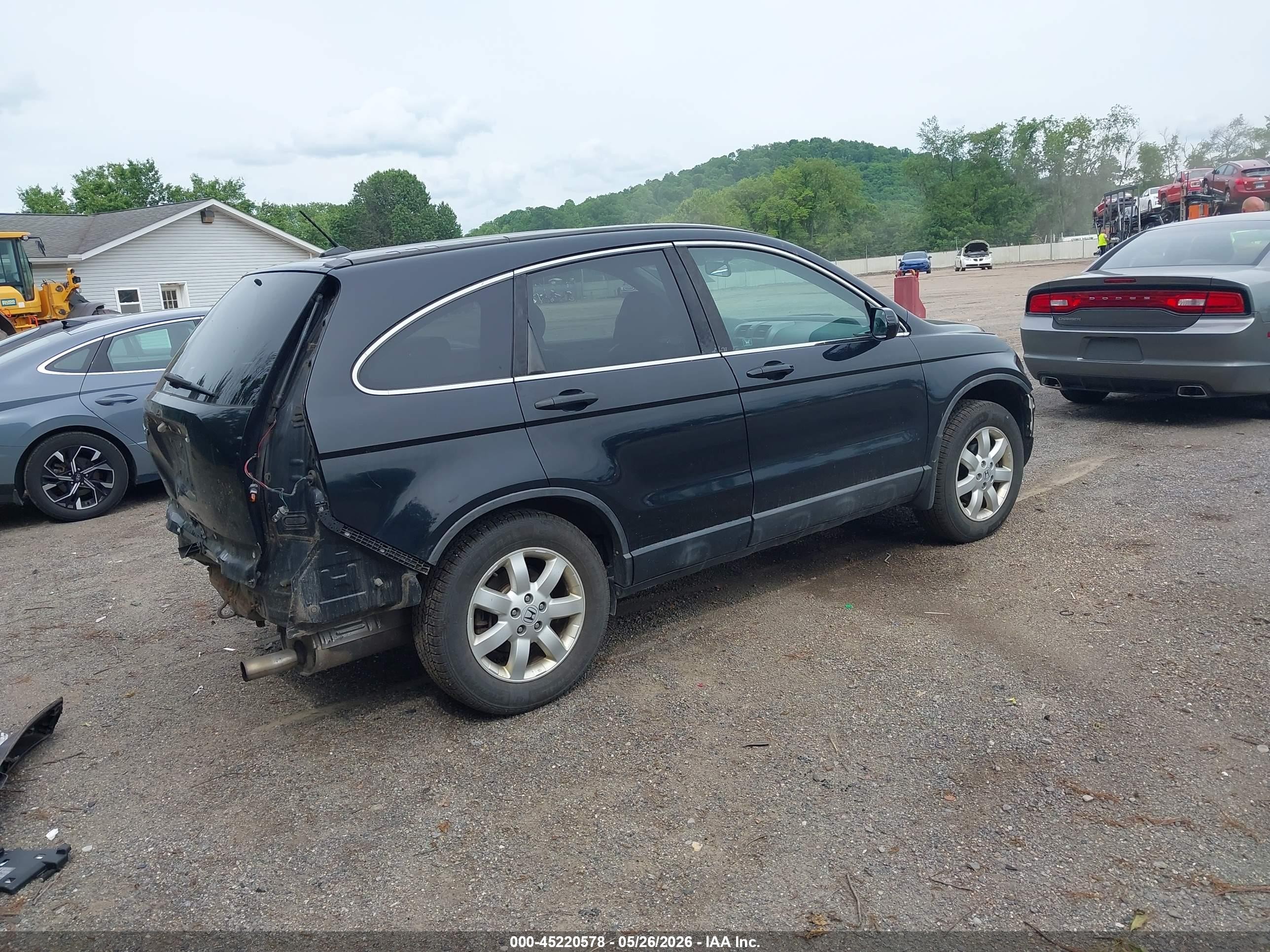 2009 Honda Cr-v Ex-l Black vin: 5J6RE48739L026115