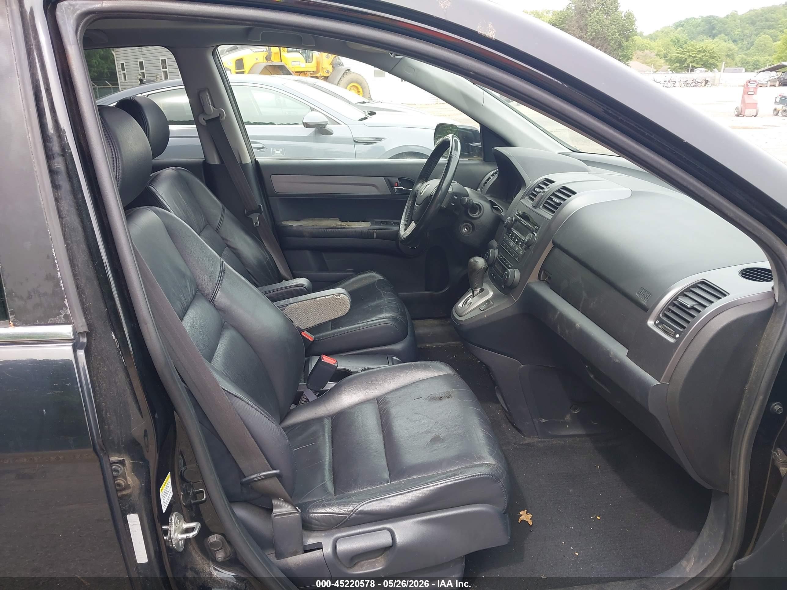 2009 Honda Cr-v Ex-l Black vin: 5J6RE48739L026115