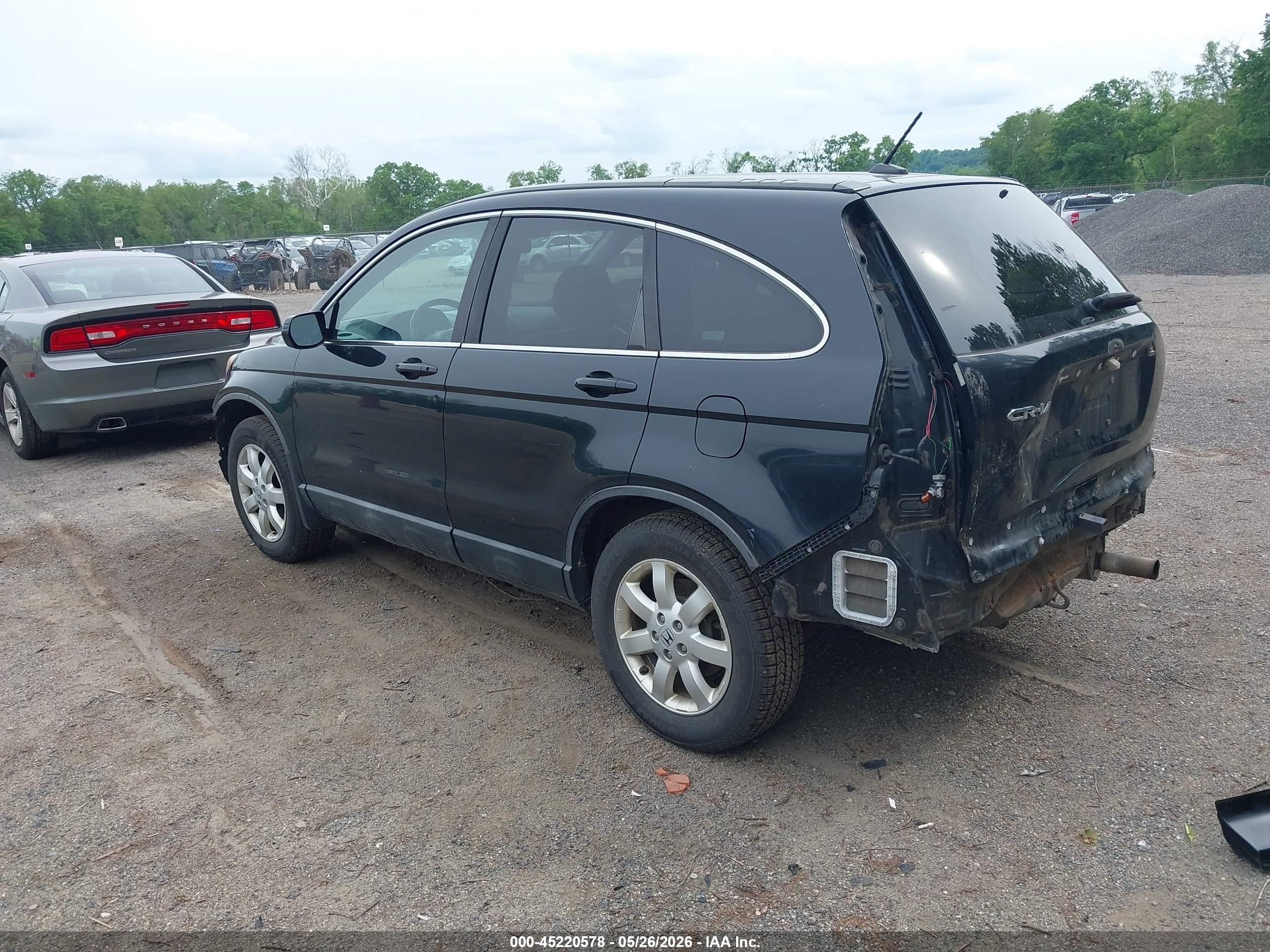 2009 Honda Cr-v Ex-l Black vin: 5J6RE48739L026115