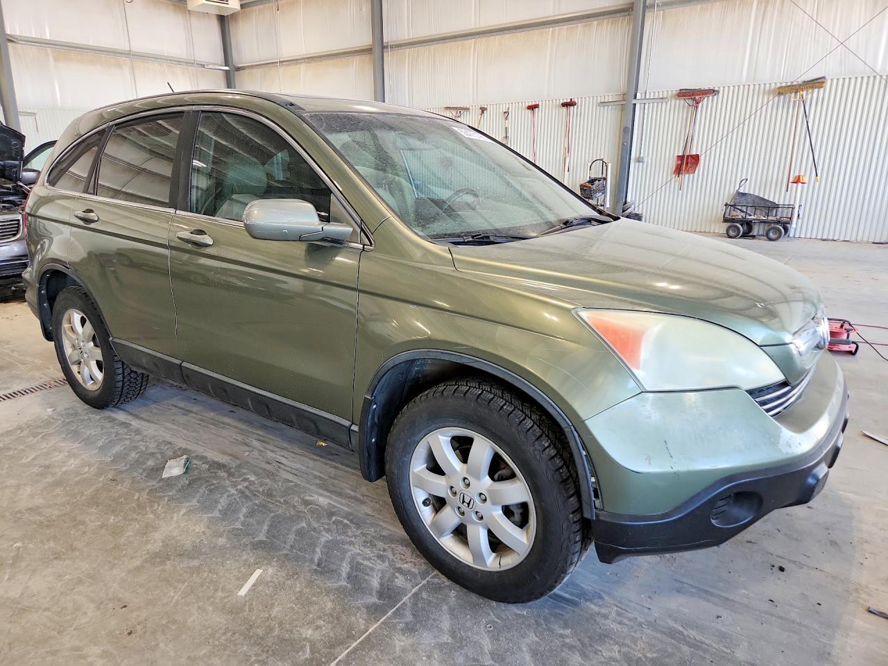 2009 Honda Cr-v Exl Зеленый vin: 5J6RE48739L027670