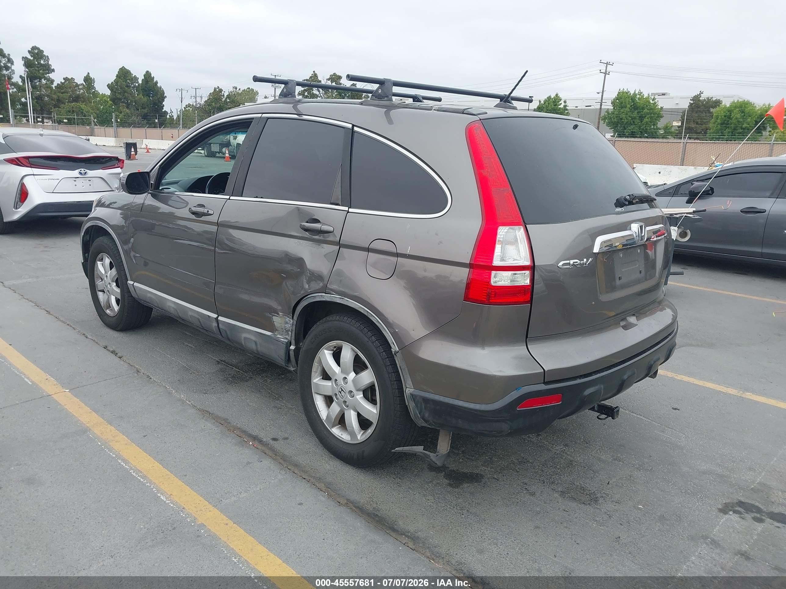 2009 Honda Cr-v Ex-l Коричневый vin: 5J6RE48739L034151