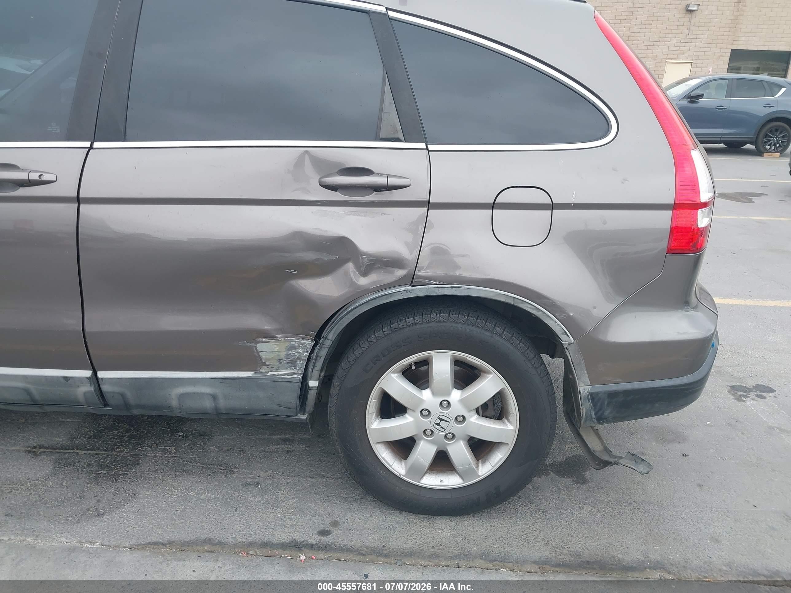 2009 Honda Cr-v Ex-l Коричневый vin: 5J6RE48739L034151
