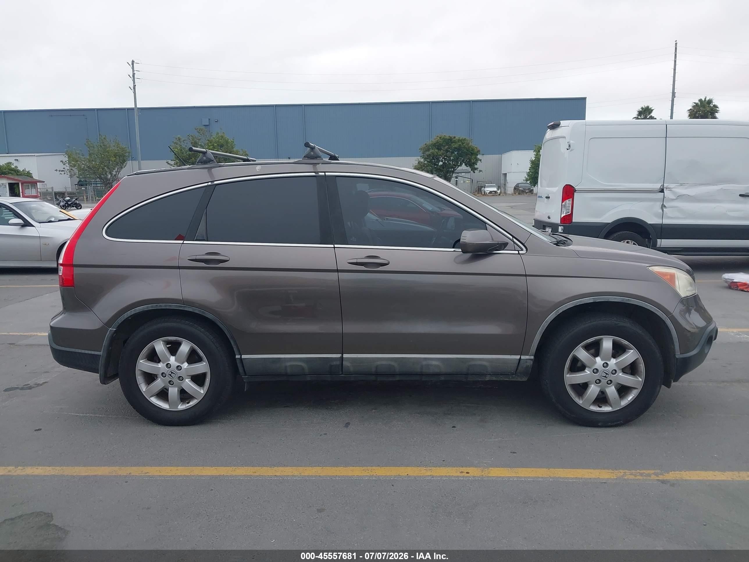 2009 Honda Cr-v Ex-l Коричневый vin: 5J6RE48739L034151