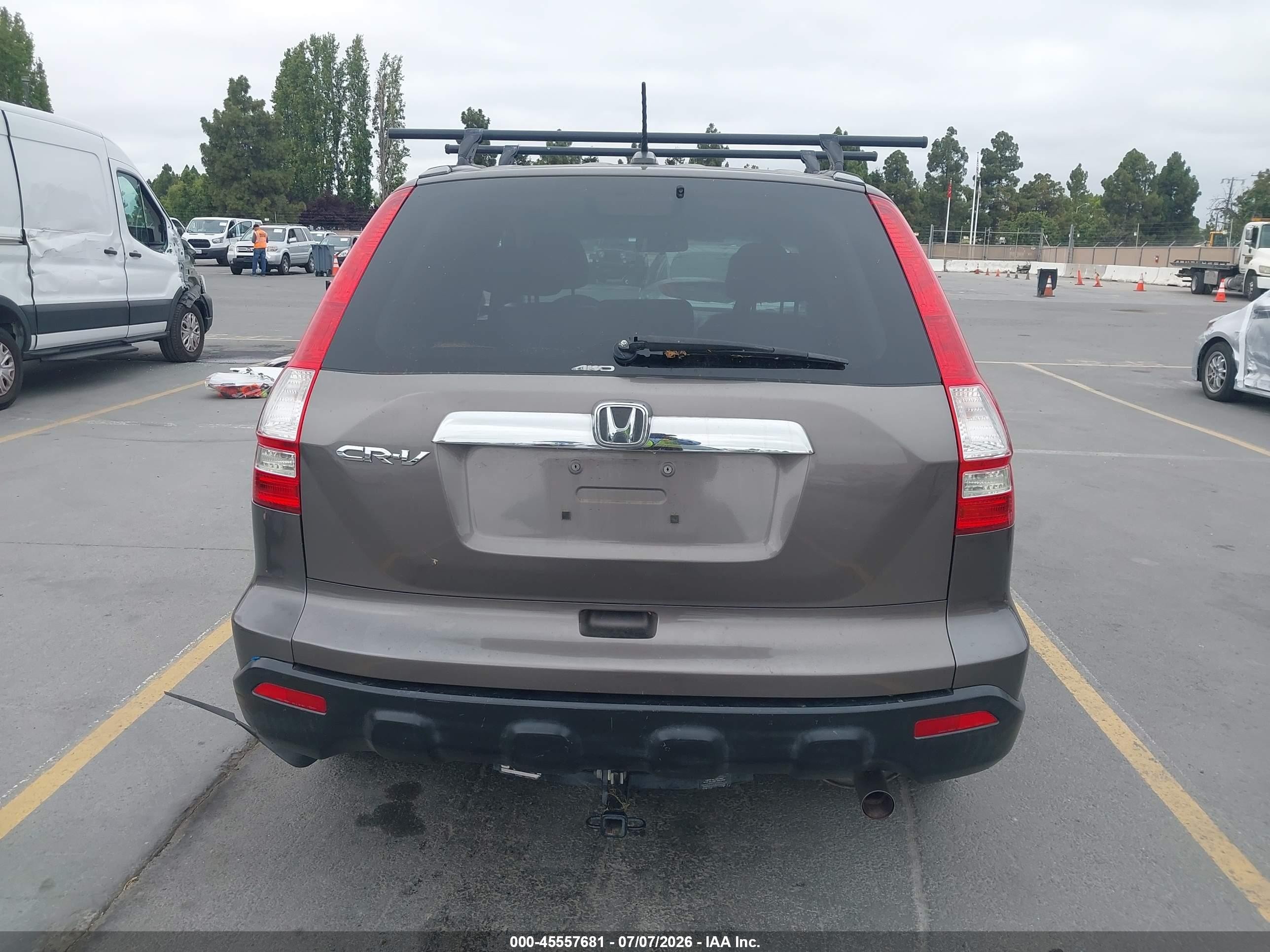 2009 Honda Cr-v Ex-l Коричневый vin: 5J6RE48739L034151
