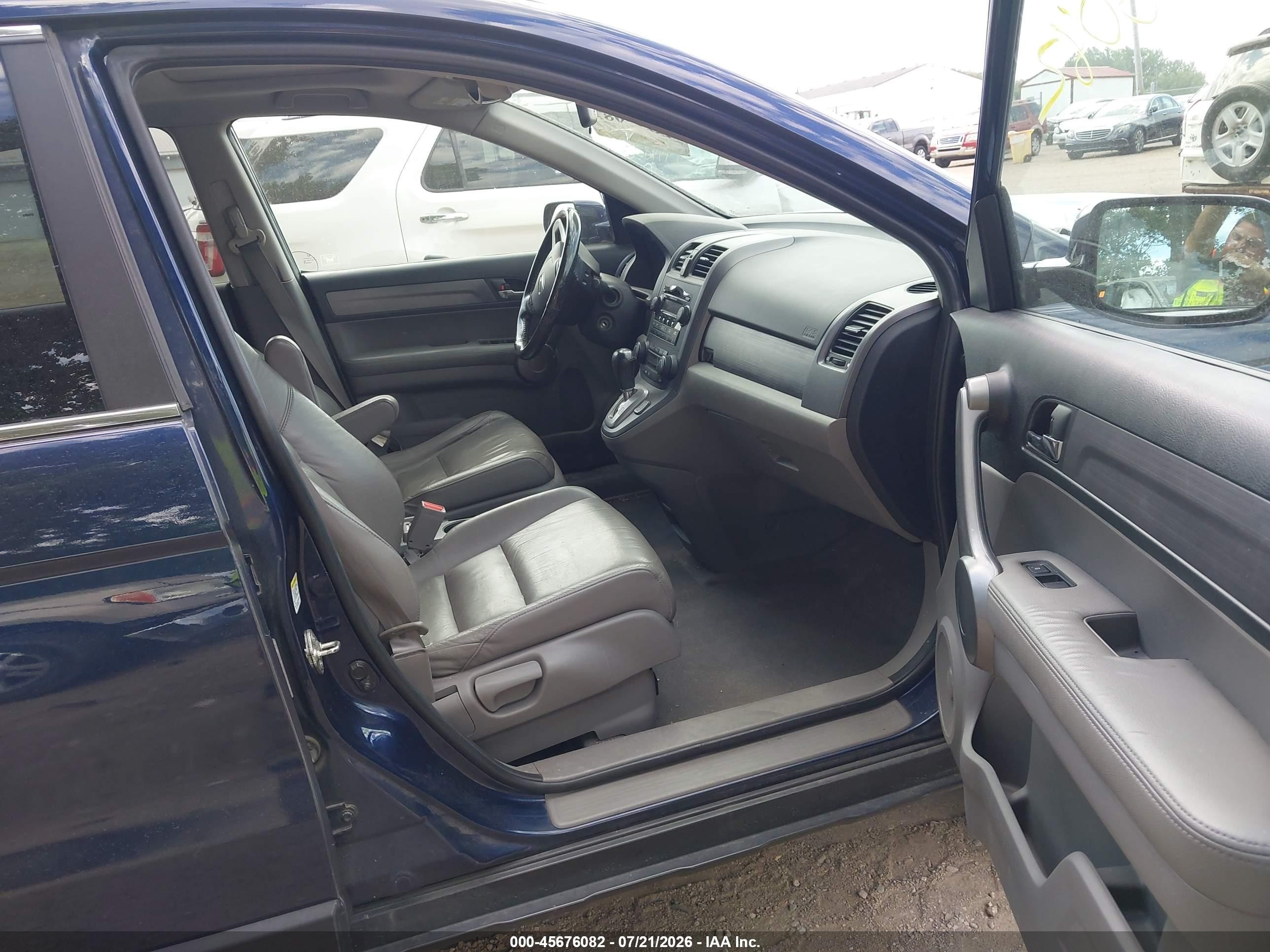 2009 Honda Cr-v Ex-l Blue vin: 5J6RE48739L061964