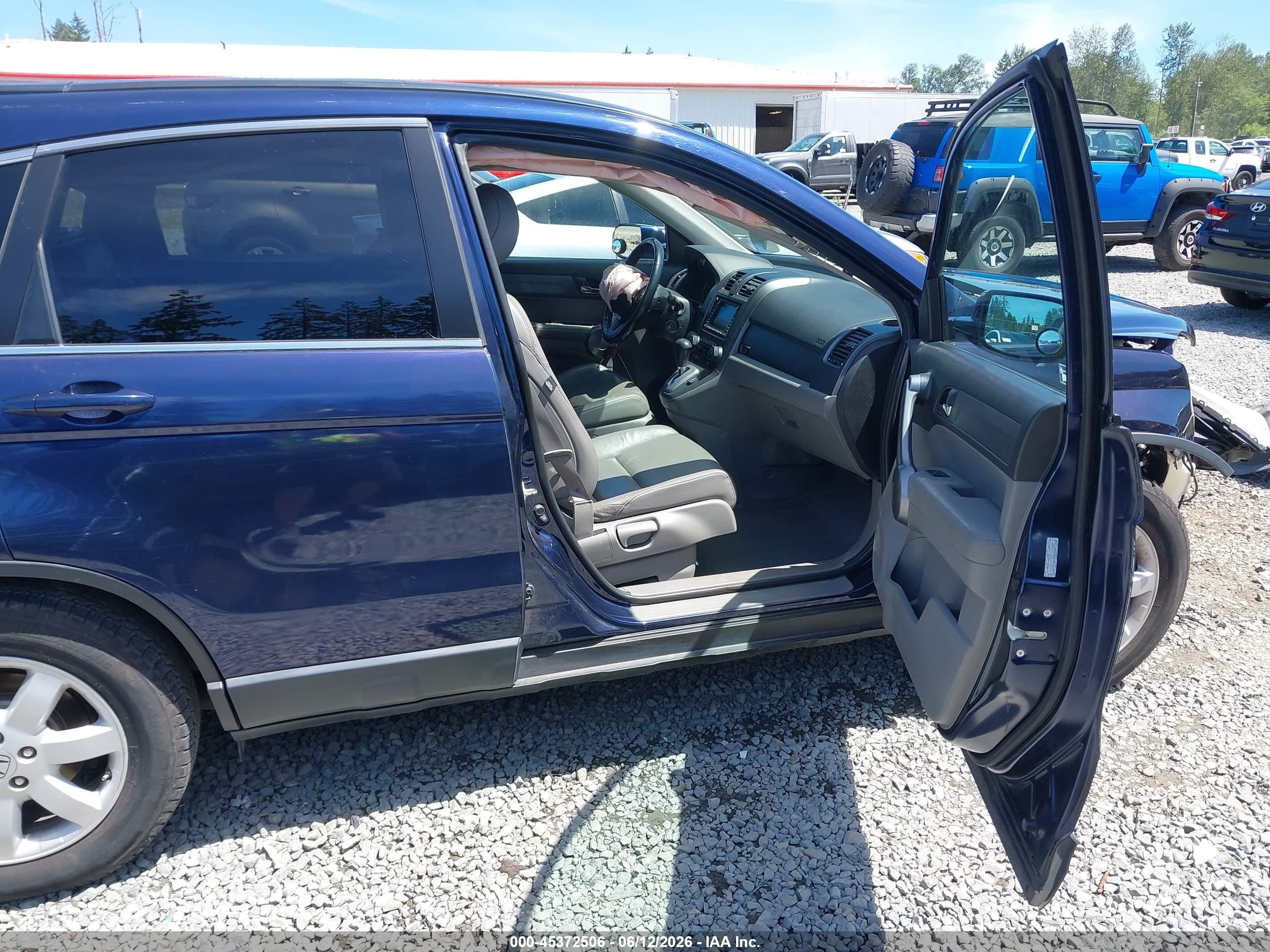 2009 Honda Cr-v Ex-l Dark Blue vin: 5J6RE48739L814862